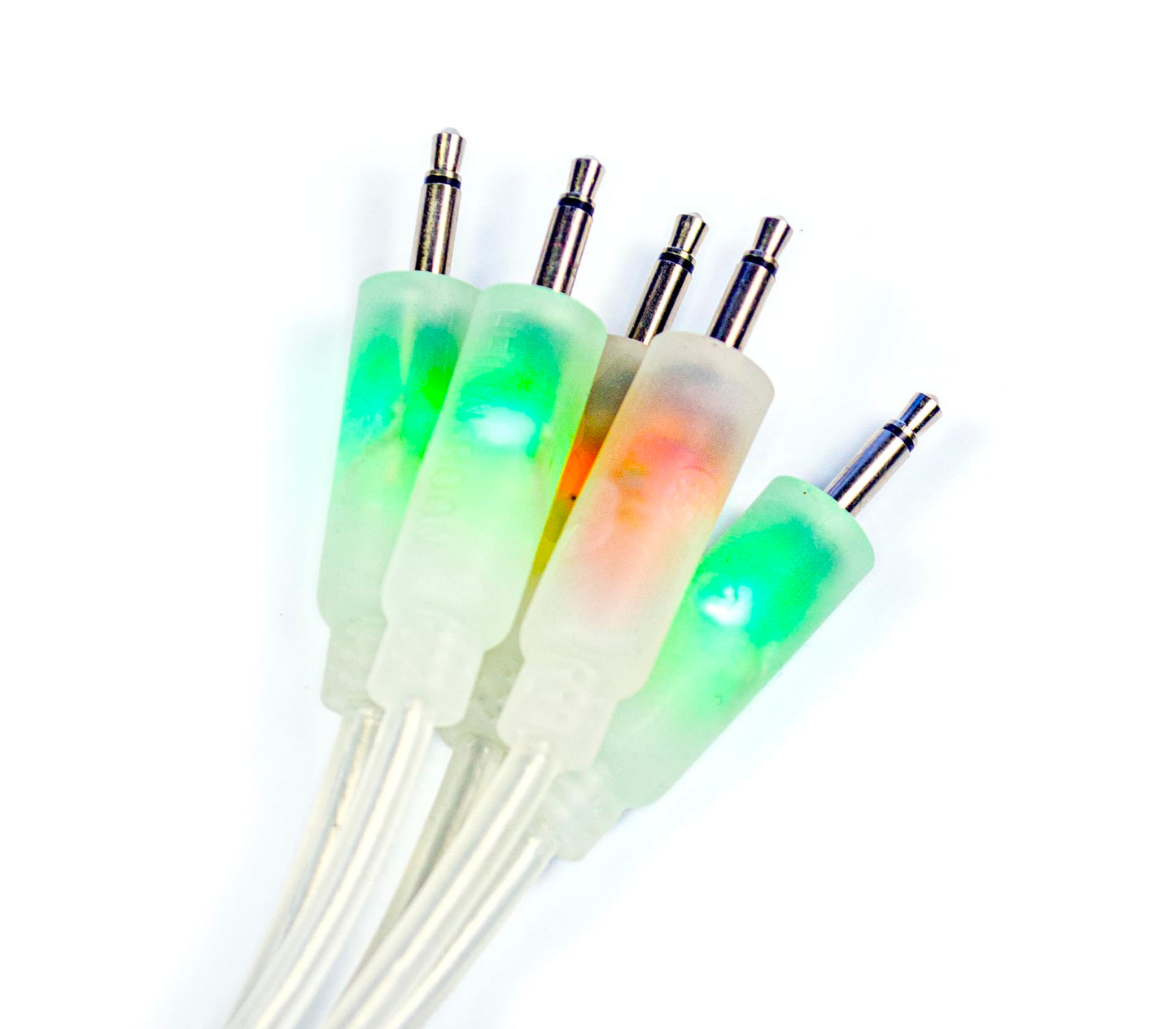 Heinakroon LED CV Patch Cables Eurorack Modular Test Leads (60cm/23.6")