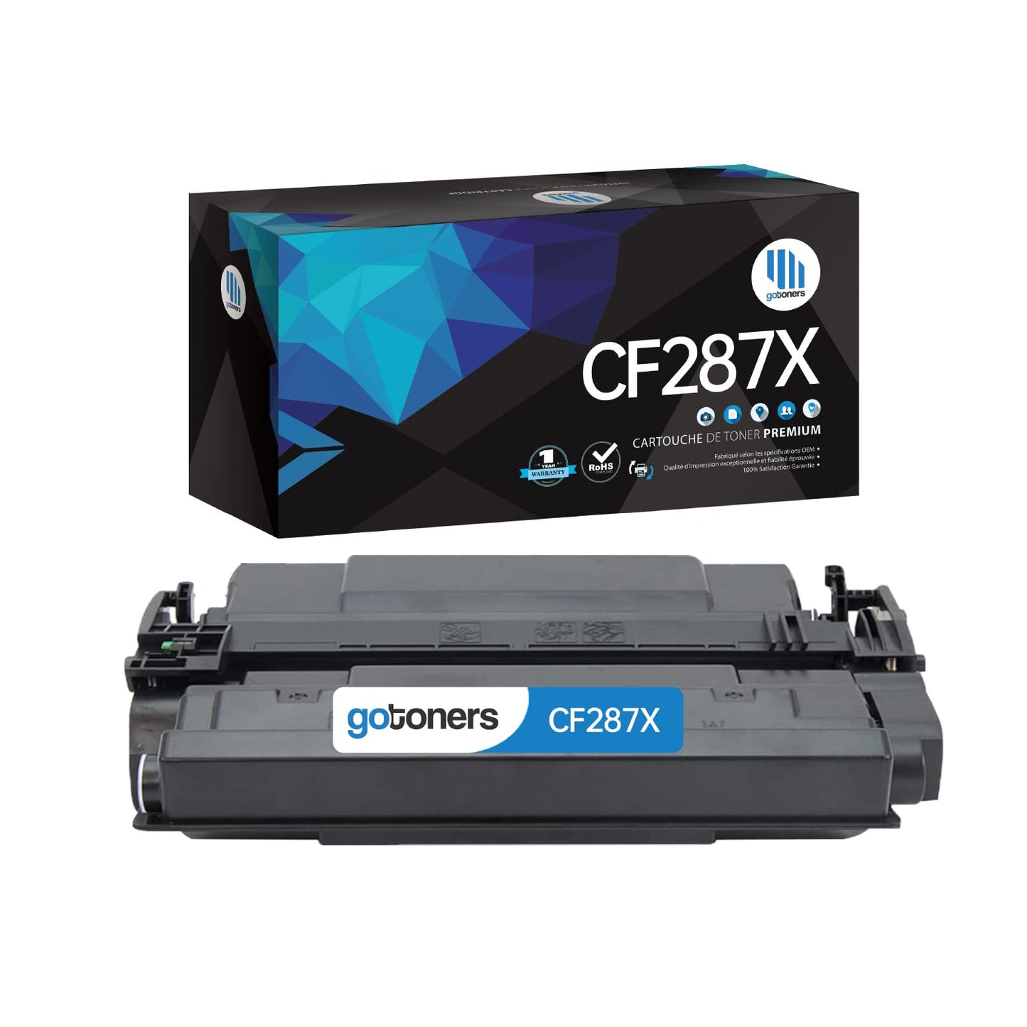 Gotoners Compatible 87X CF287X Toner for LaserJet Enterprise M506 M506n M506x M506dn, LaserJet MFP M527 Series, LaserJet Pro M501n M501dn