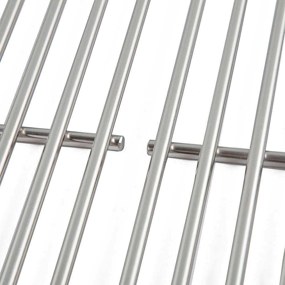 BBQ Cooking Grate for Broil King 9865-14, 9865-17, 9865-24, 9865-34, Stainless Steel Grill Grates Replacement for Broil King, Broil-Mate Gas Grill, Cooking Grids for Boril King Grill Replacement Parts