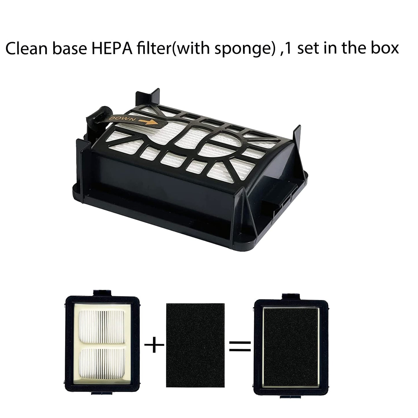 Replacement Parts for Shark AI AV2511AE AV2501S RV251WAXCA AV2610WA AV2501AE RV2502AE RV2610WA UR2500SR RV2520 AV2510 Accessories Kit with Main Roller Brush Filters Foam/Primary Filter Sweep