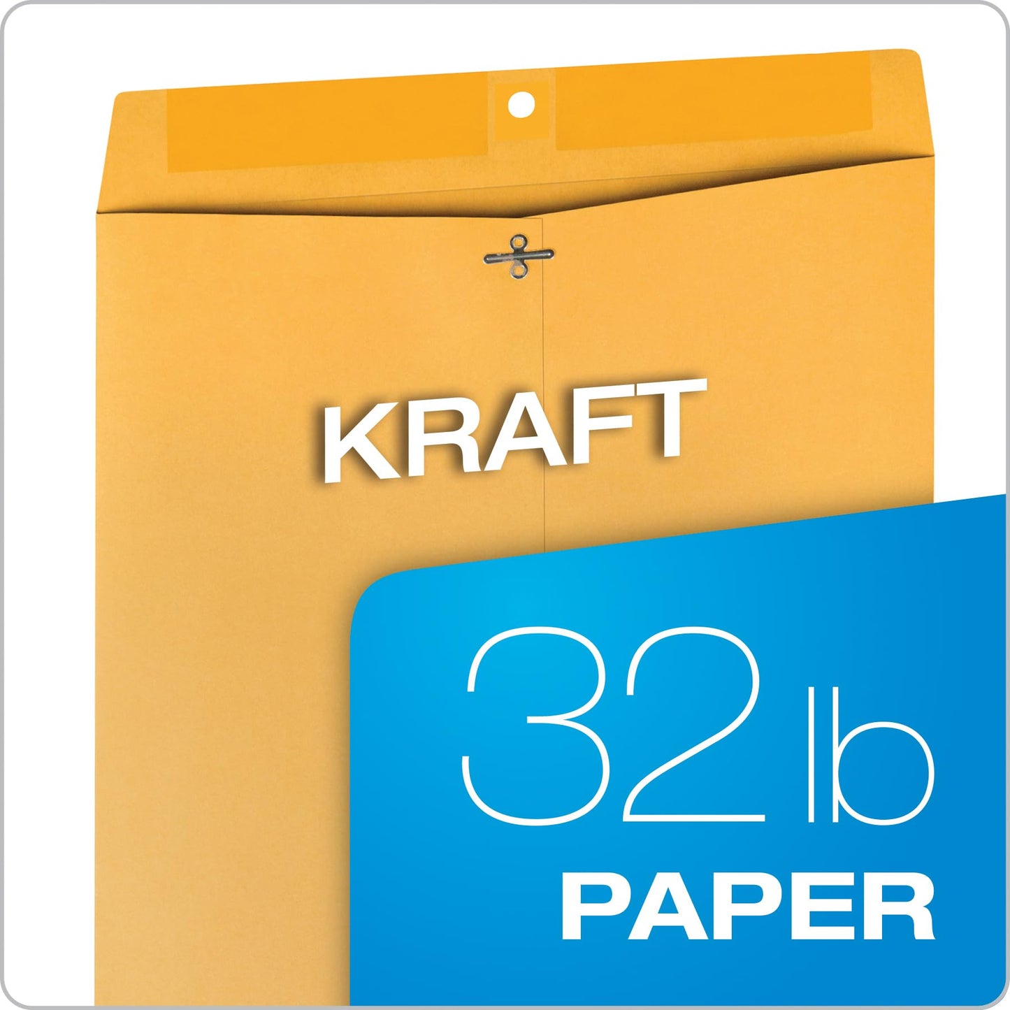 Quality Park Park Clasp Envelopes, 12 X 15.5-Inch, Brown Kraft, Box of 100 (37810)