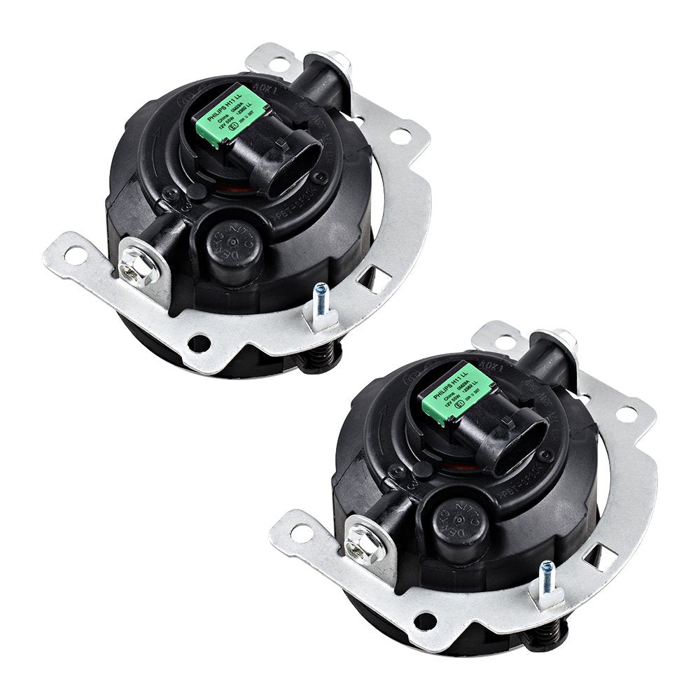 Astra Depot 2X Fog Lights with H11 Bulbs w/Mounting Brackets Replacement For Mitsubishi Outlander RVR ASX