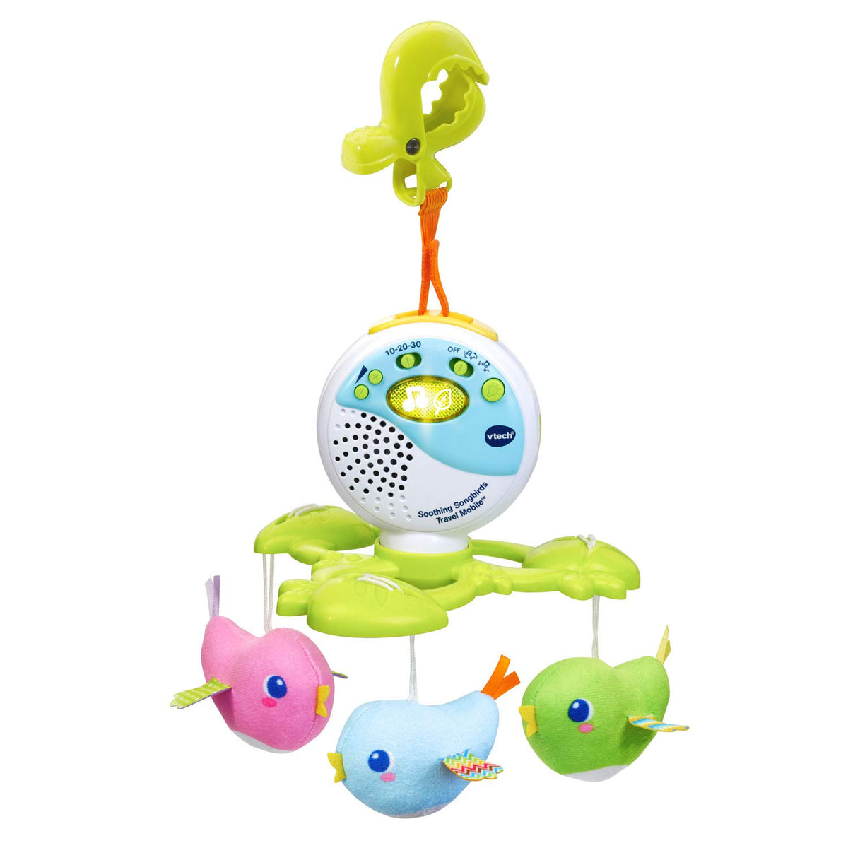VTech Soothing Songbirds Travel Mobile - English Version, White