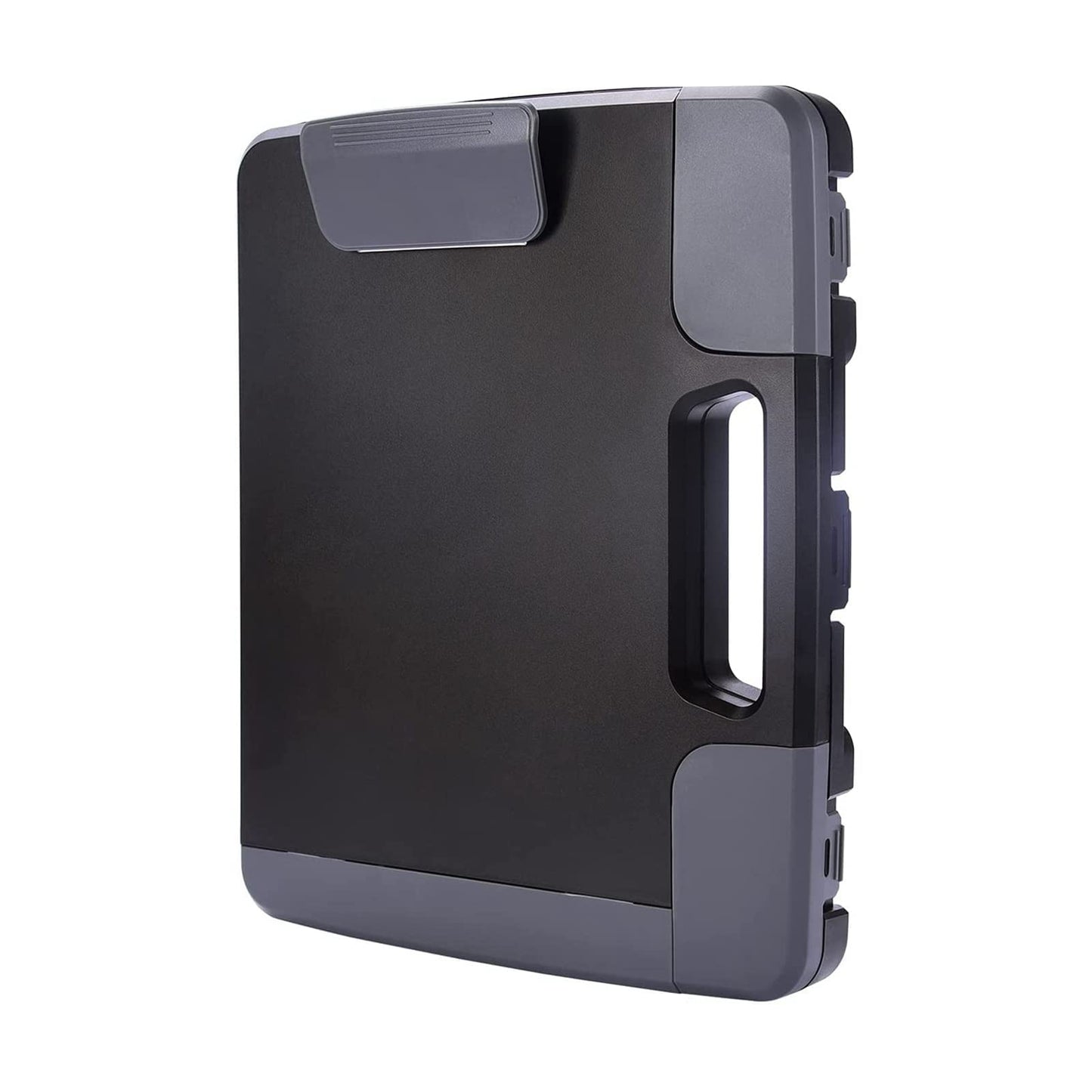 Tradetop Heavy Duty Clipboard With Storage Case, Portable Handle, Side-Opening Box, Letter/Legal Size, 14.5"x12"x1.75", Office Stationery