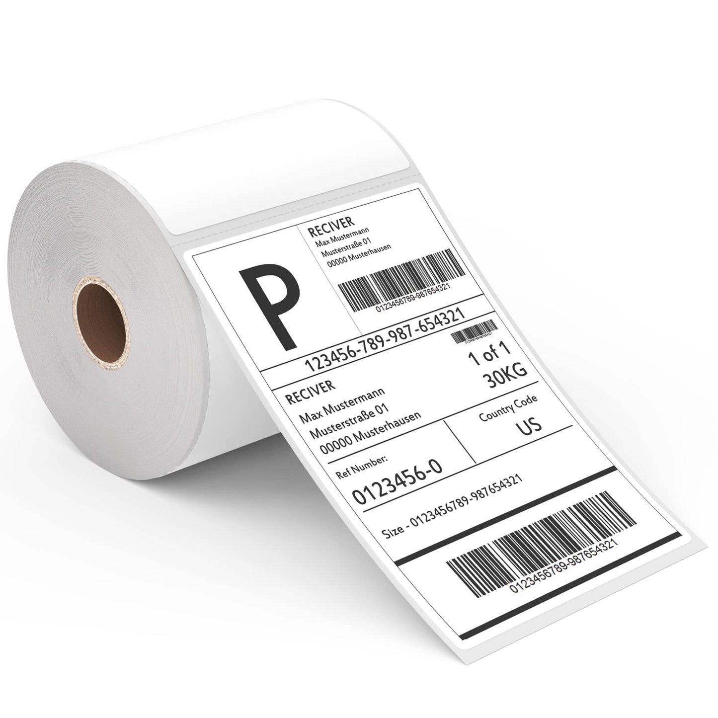 BESTEASY 4X6 Direct Thermal Labels, 4 Rolls of 450 Thermal Shipping Labels, Address Mailing Postage Label Compatible with Zebra 2844 Zp-450 Zp-500 Zp-505