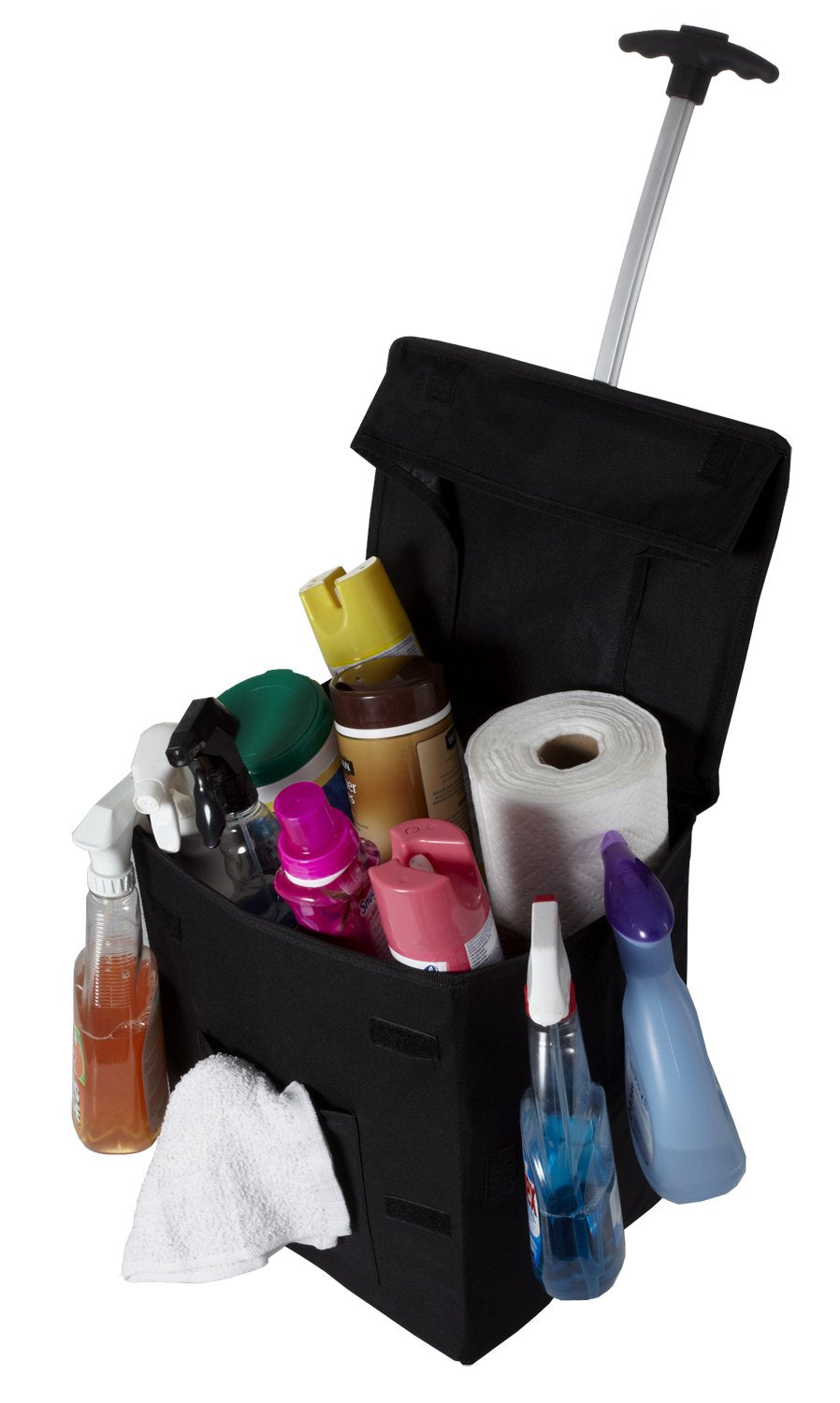 Smart Cart, BLACK Rolling Multipurpose Collapsible Basket Cart Scrapbooking