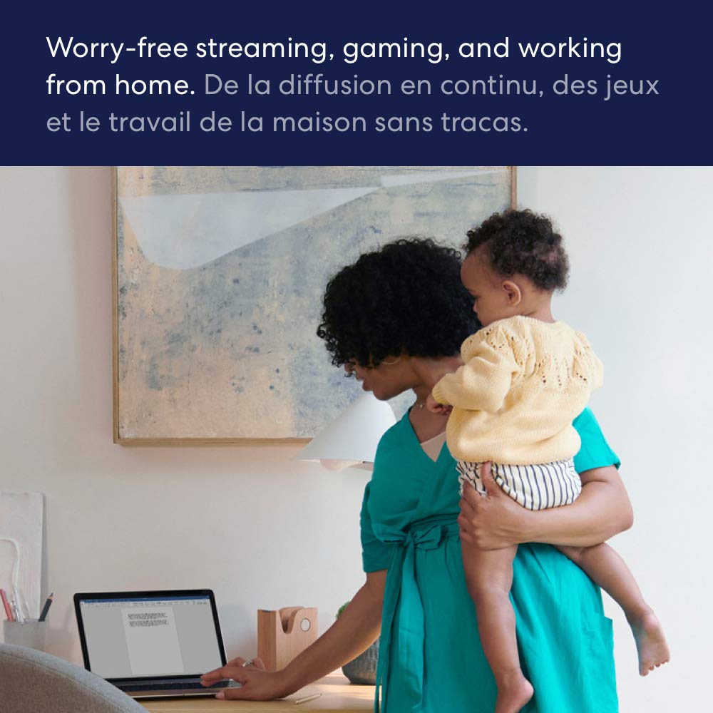 Amazon eero 6 dual-band mesh Wi-Fi 6 extender (newest model), expands existing eero network