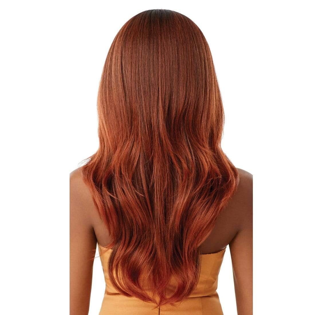 Outre Synthetic Melting Hairline Lace Front Wig- KAMIYAH (1B Off Black)