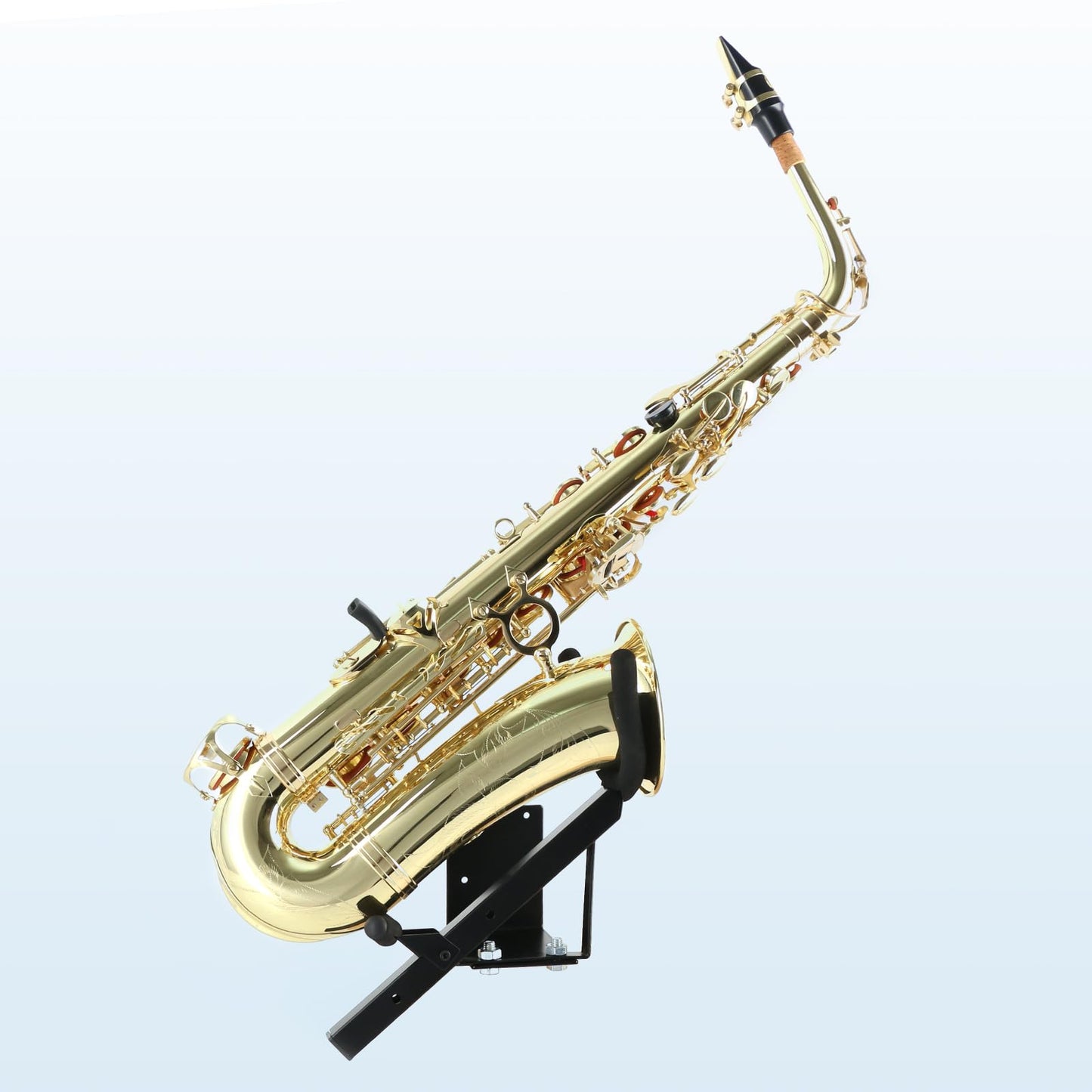 EASTROCK Alto&Tenor Saxophone Wall Stand Saxophone Wall Mount Saxophone Holder Rack (Saxophone Wall Stand), Black