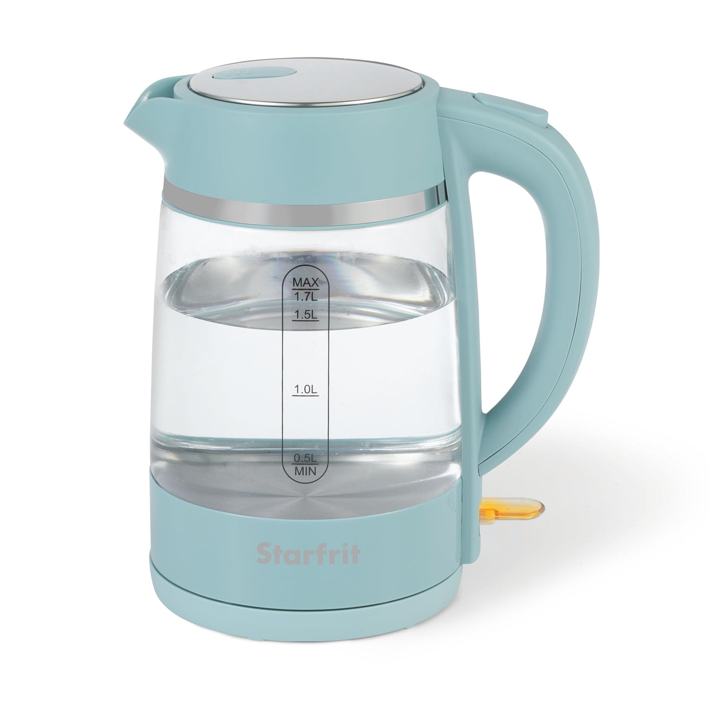 Starfrit Electric Kettle - 1.7L Borosilicate Glass with 5 Pre-Programmed Temperature Settings – Precise Temperature Control - Auto Shut-Off