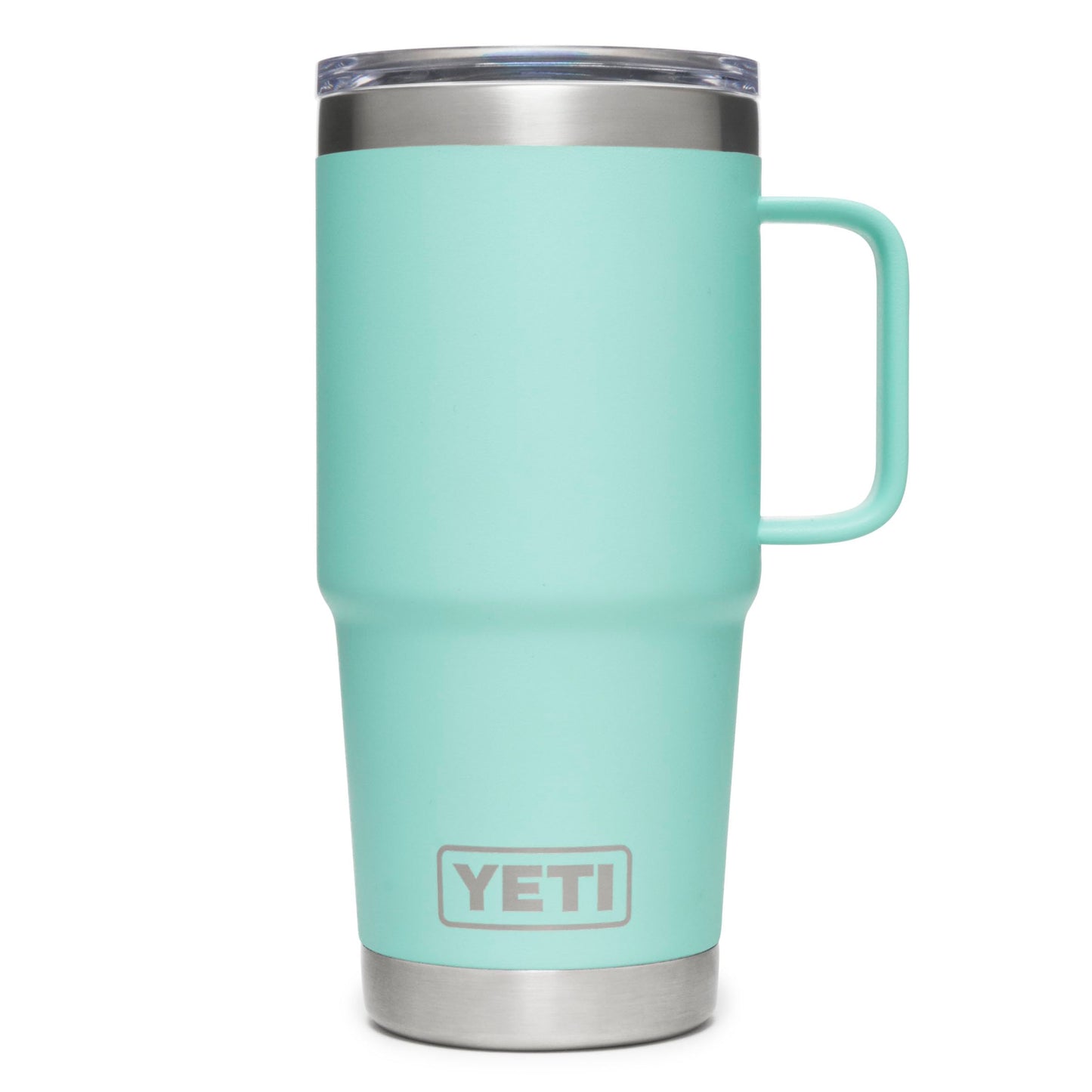 YETI Rambler 20 oz Travel Mug, Stainless Steel, Vacuum Insulated with Stronghold Lid, Seafoam