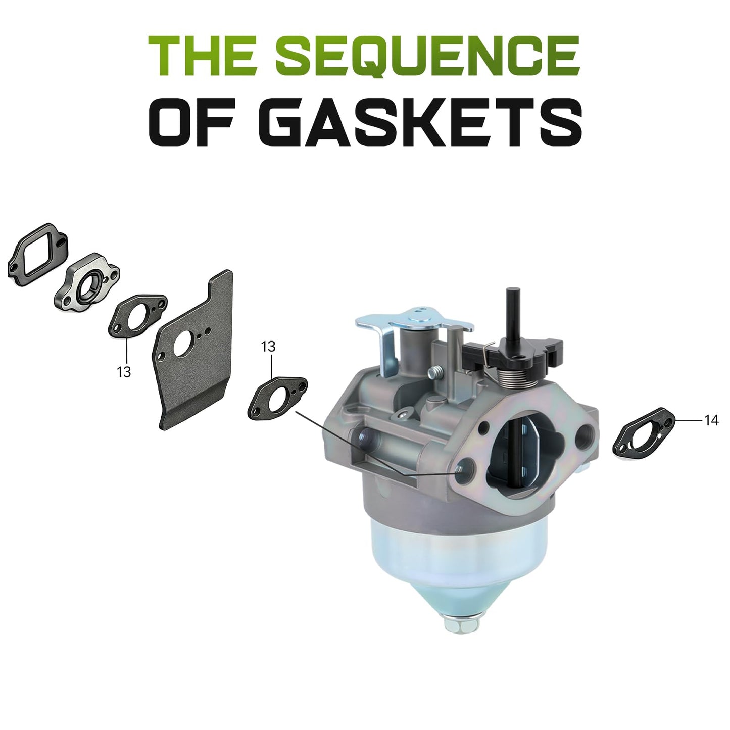 GCV160 Carburetor for Honda GCV160 GCV160A GCV160LA GCV160LA0 HRB216 HRS216 HRR216 Replaces 16100-Z0L-853 16100-Z0L-801 16100-Z0L-852 16100-Z0L-851 16100-Z0L-802 Manual Choke