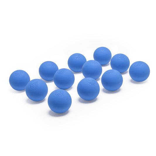 Champion Sports Official Lacrosse Balls (Blue, Pack of 12)