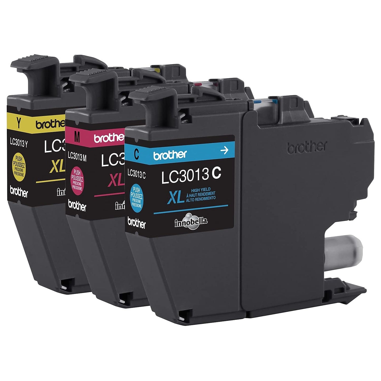 Brother Genuine LC30133PKS High-Yield Colour Ink Cartridge Value Pack (3), Original Ink Replacement cartridges, Cyan/Magenta/Yellow, Ink for Brother Inkjet Printers MFC-J491DW, MFC-J497DW, MFC-J690DW