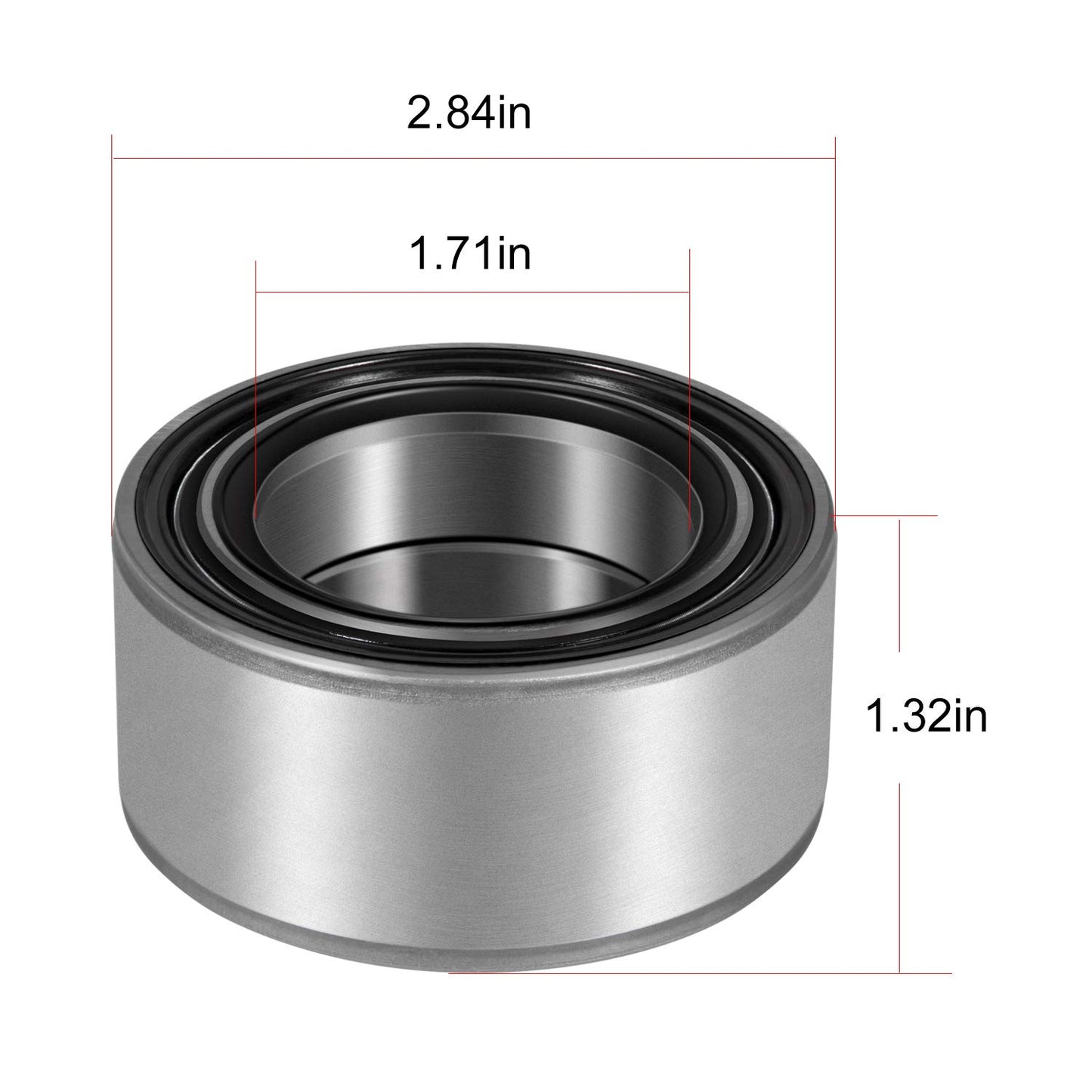 For Polaris Sportsman XP X2 550 EPS 850 Touring Forest Front & Rear Wheel Bearings 4PCS