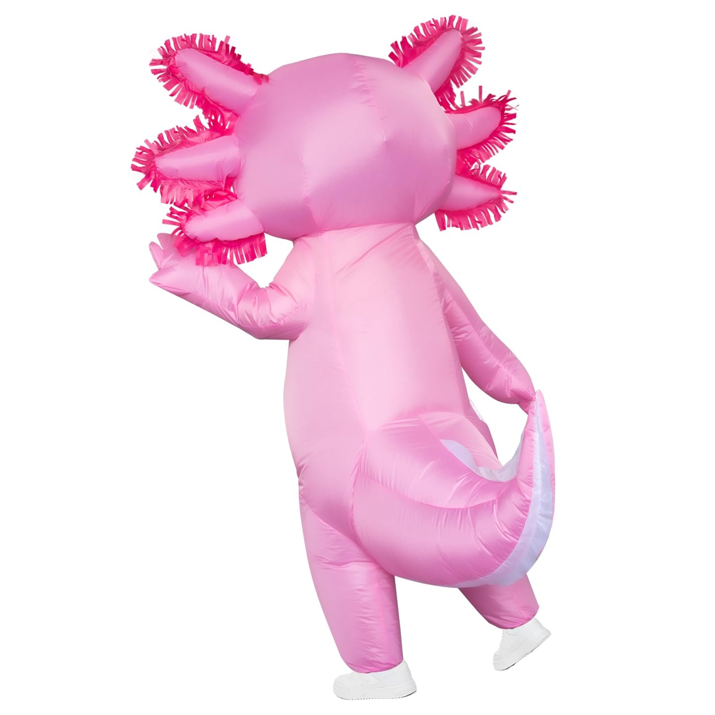 Stegosaurus Inflatable Axolotl Costume for Kids Halloween Kid Blow Up Costume Deluxe Pink Costumes for Cosplay Party