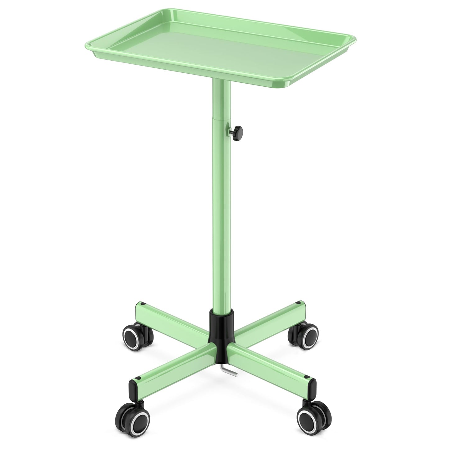 Salon Tray Tattoo Tray Salon Cart for Hair Stylist Salon Trolley Cart with Wheels Salon Rolling Tray-Pink