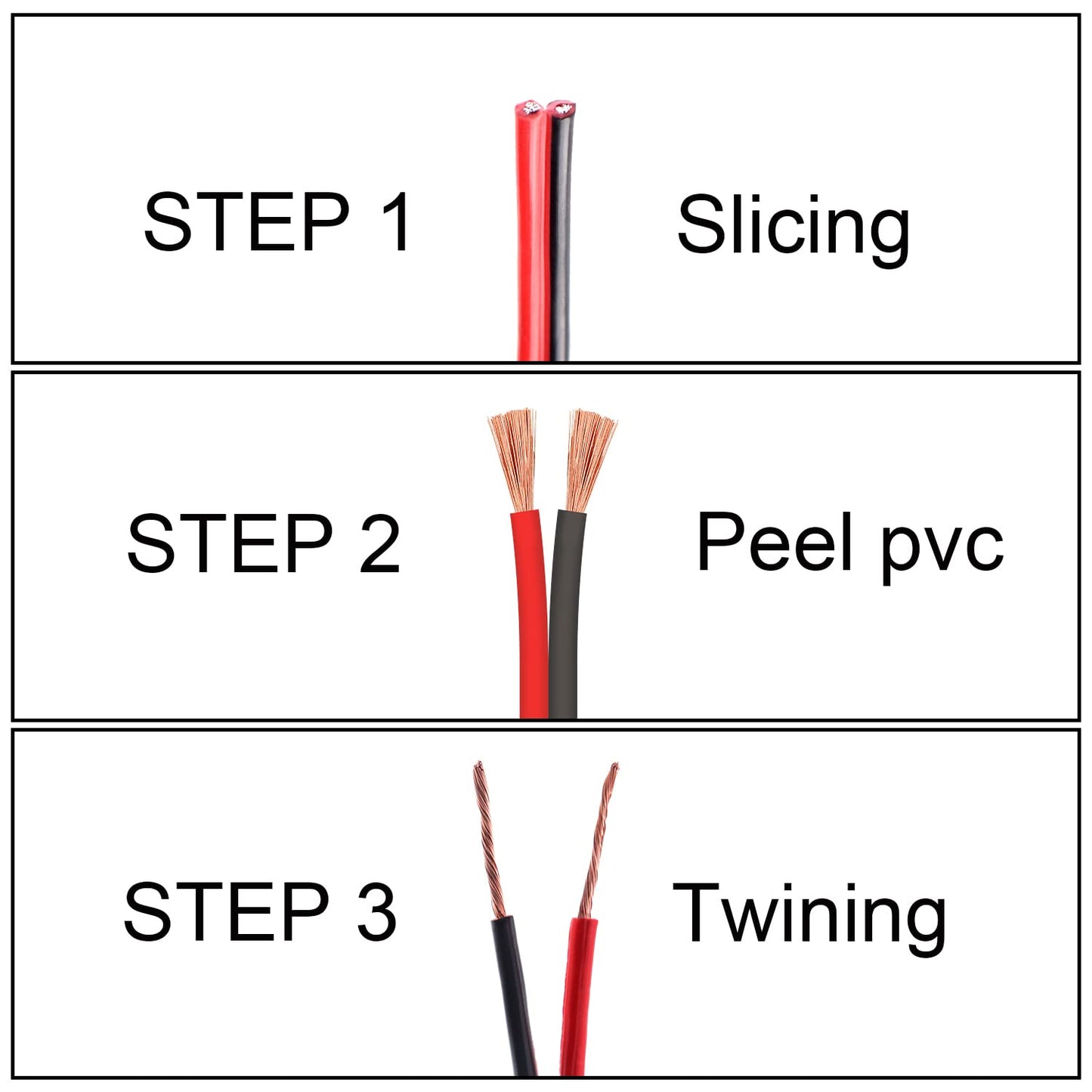 VIABRICO 16Gauge 200FT Electrical Wire Cable 2 Conductors Red Black Cable Hookup LED Lighting Strips Flexible Wire Extension Cord 16AWG Copper Clad Aluminum Copper Wire 12V/24V DC 61M