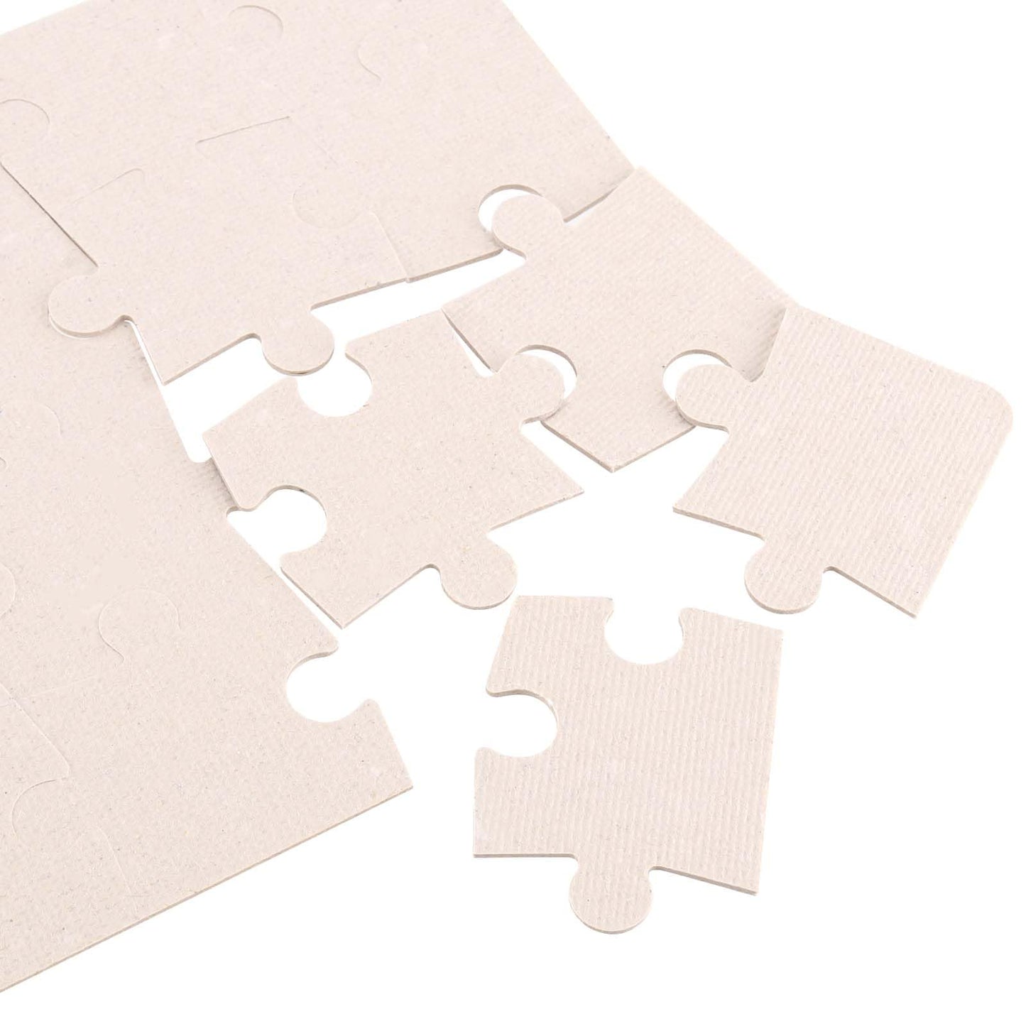 JAPCHET 30 Sets 7.9 x 5.8 Inches Sublimation Puzzle Blanks, 600 Pieces White Blank Sublimation Jigsaw Puzzles, DIY Custom Puzzle for Heat Press Thermal Transfer, Printing and Craft