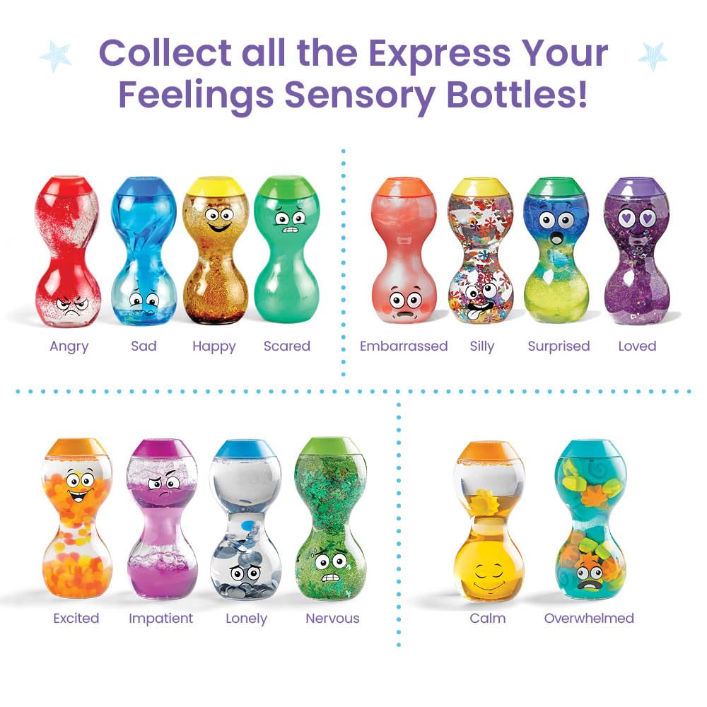 hand2mind Express Your Feelings Sensory Bottles- Secondary Emotions 2