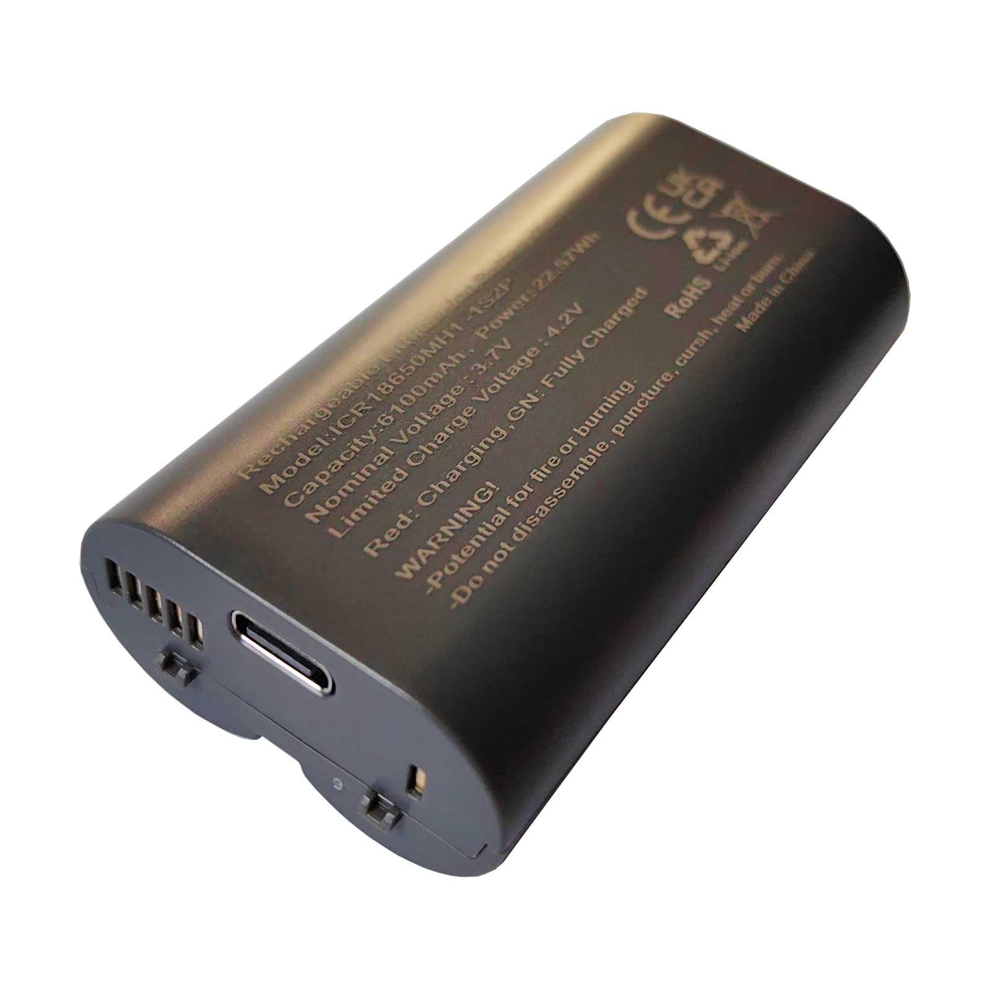 AOLIKES 18650mh1-1s2p Fast Chargeing Battery Replacement for myQ Smart Garage Video Keypad, Fully Charged Within 3.5 Hs, Support PD/QC Charger