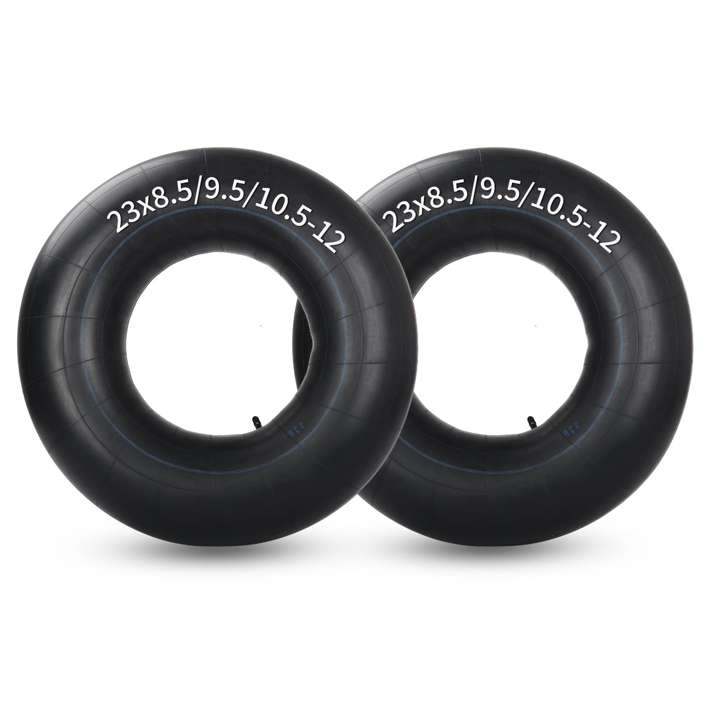 GICOOL 23x10.5/9.5/8.5-12 Butyl Inner Tubes, 2 Pack with TR13 Valve Stem, Heavy-Duty Mower Tractor Inner Tubes, Replacement Tubes for John Deere Garden Tractor, Lawn Tractor, Riding Mower, MTD Rider