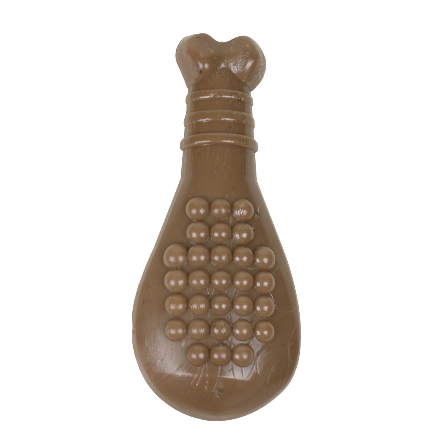 BULLYMAKE Brown Tough Chew Turkey Leg Toy for Dogs, Durable Nylon Dog Toys for Aggressive Chewers, Dental Stimulating, Tough Chew, Boredom Busting, Pet Supplies, Made in USA