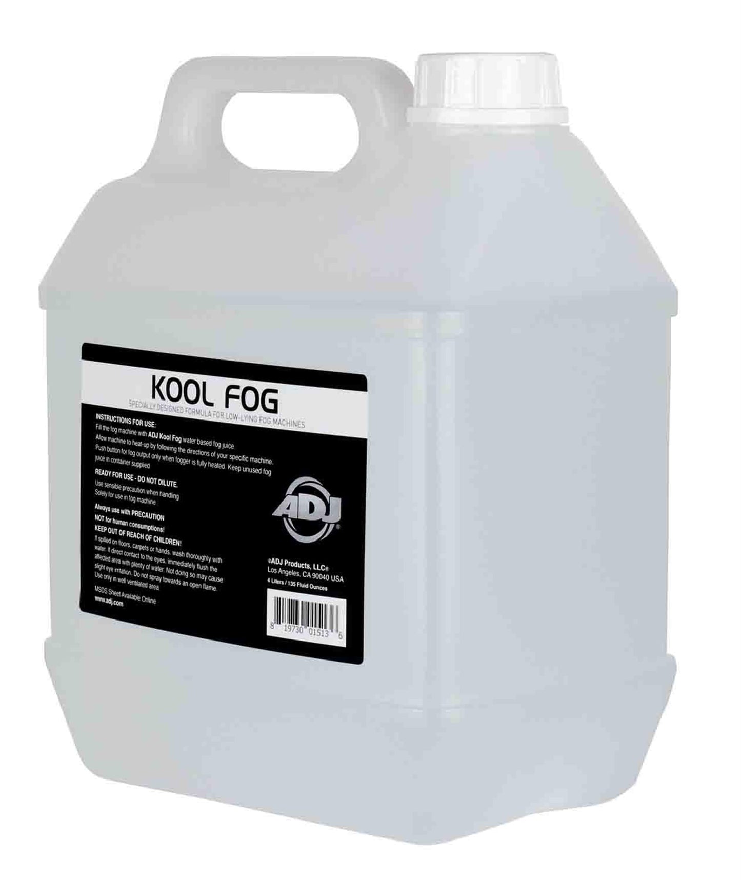 ADJ Products Fog Juice for Low Lying Machine (Kool
