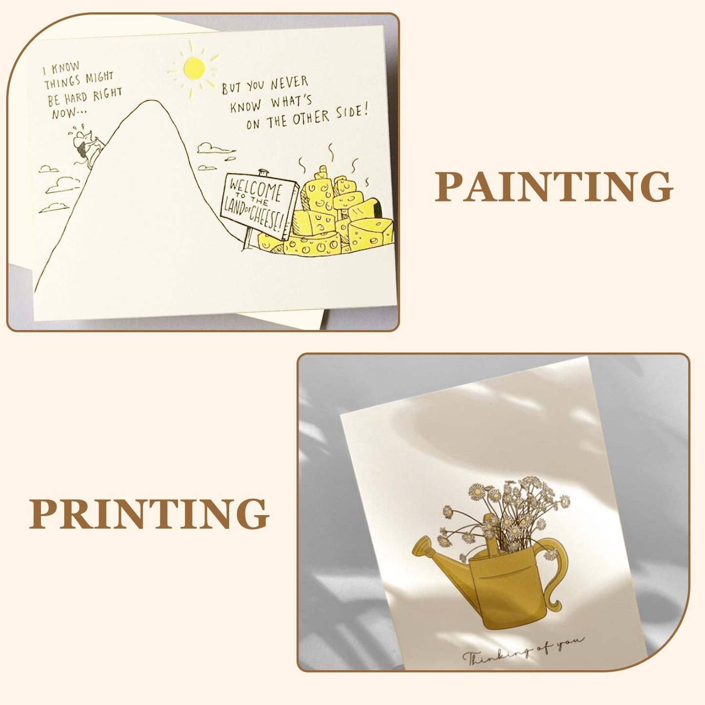 100 Sheets Cream Cardstock Paper 8.5" x 11", 85 lb/230 GSM Card Stock Printer Paper for Cards Making, Office Printing, Cards for Wedding, Invitation, Business, Menus, Certificate, Valentine’s Day