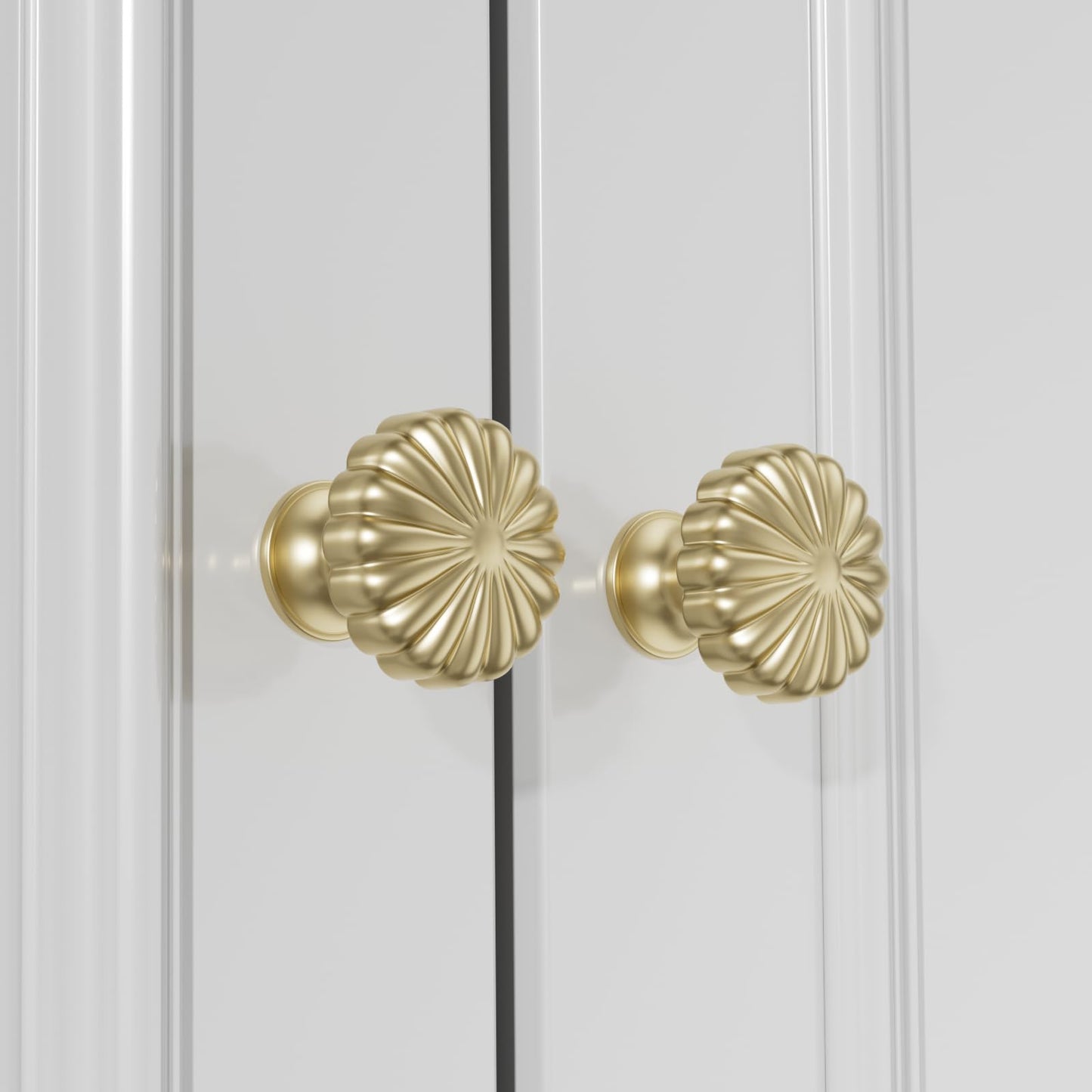 homdiy 10 Pack Gold Knobs Gold Drawer Knobs Brushed Brass Knobs Gold Dresser Knobs Kitchen Cabinet Knobs Gold Cupboard Knobs Single Hole Kitchen Cabinet Handles Zinc Alloy