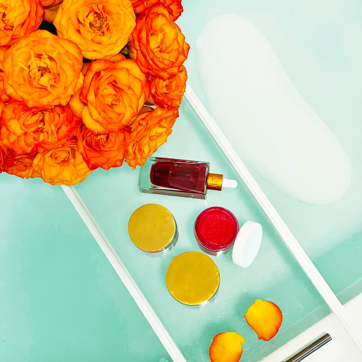 Bath Bean (Frosted Glass)