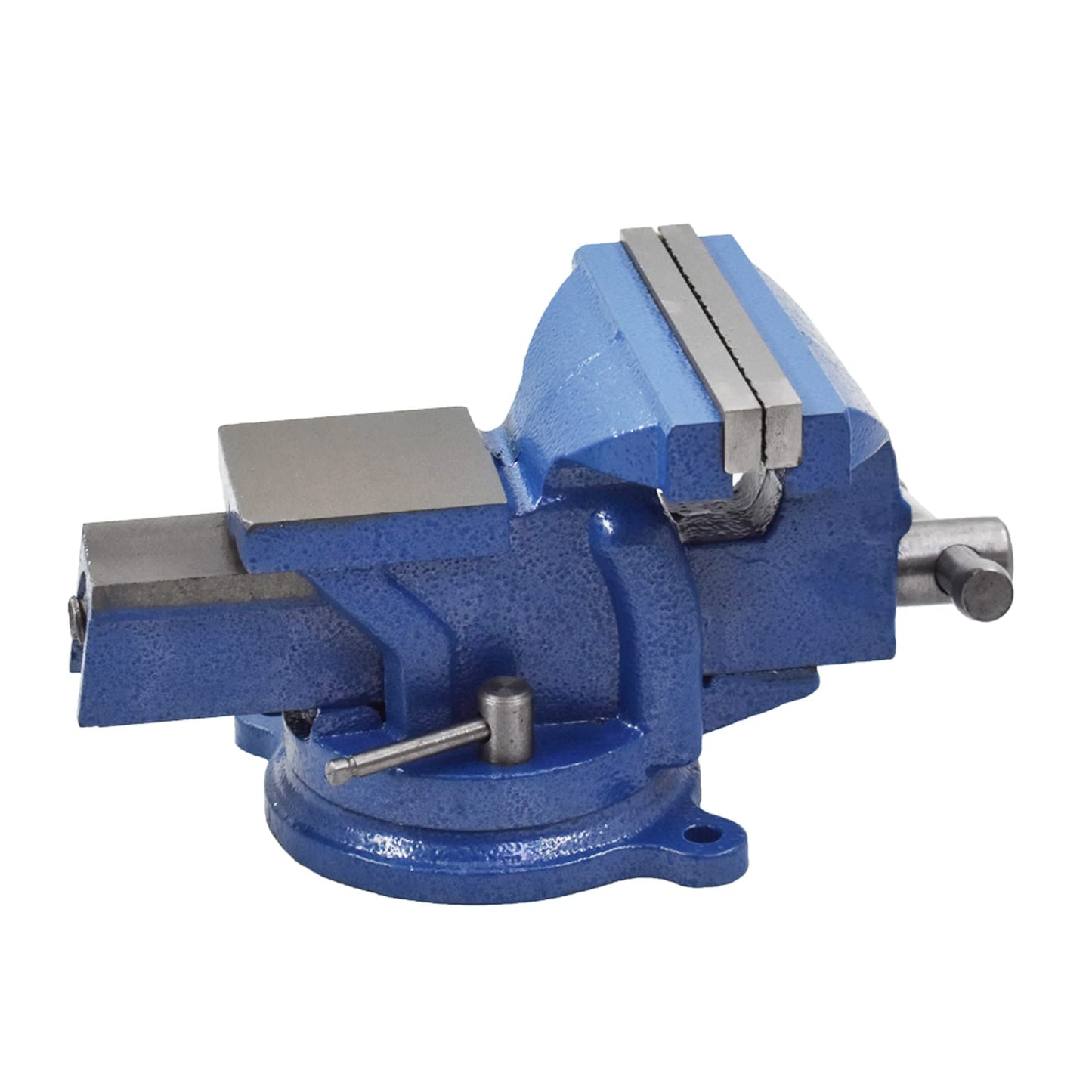 kimllier 4 Inch Heavy Duty Bench Vise with Anvil 360 Degree Swivel Locking Base Bench Clamp, Fit for Clamping Fixing Equipment Home or Industrial