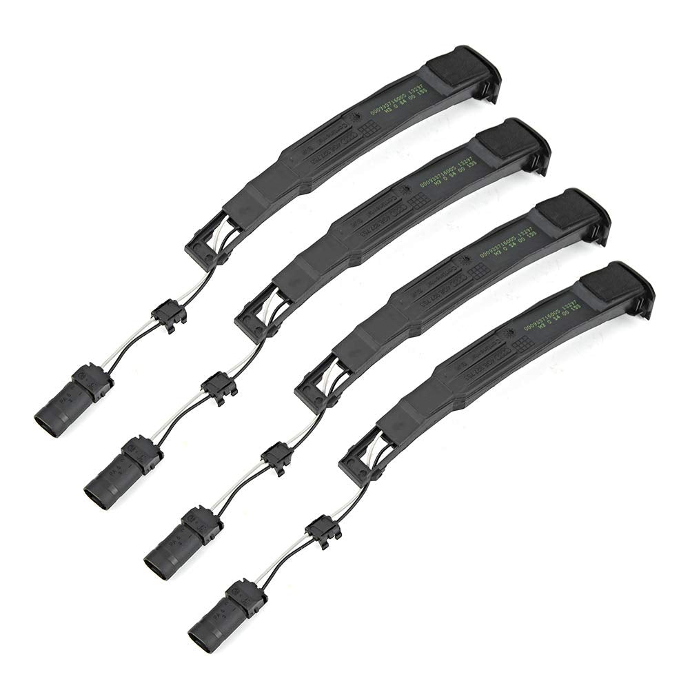 Door Handle Sensor, 4G8927753, 4Pcs Exterior Black Door Handle Sensor Pin Switch Fit for A1 Avant
