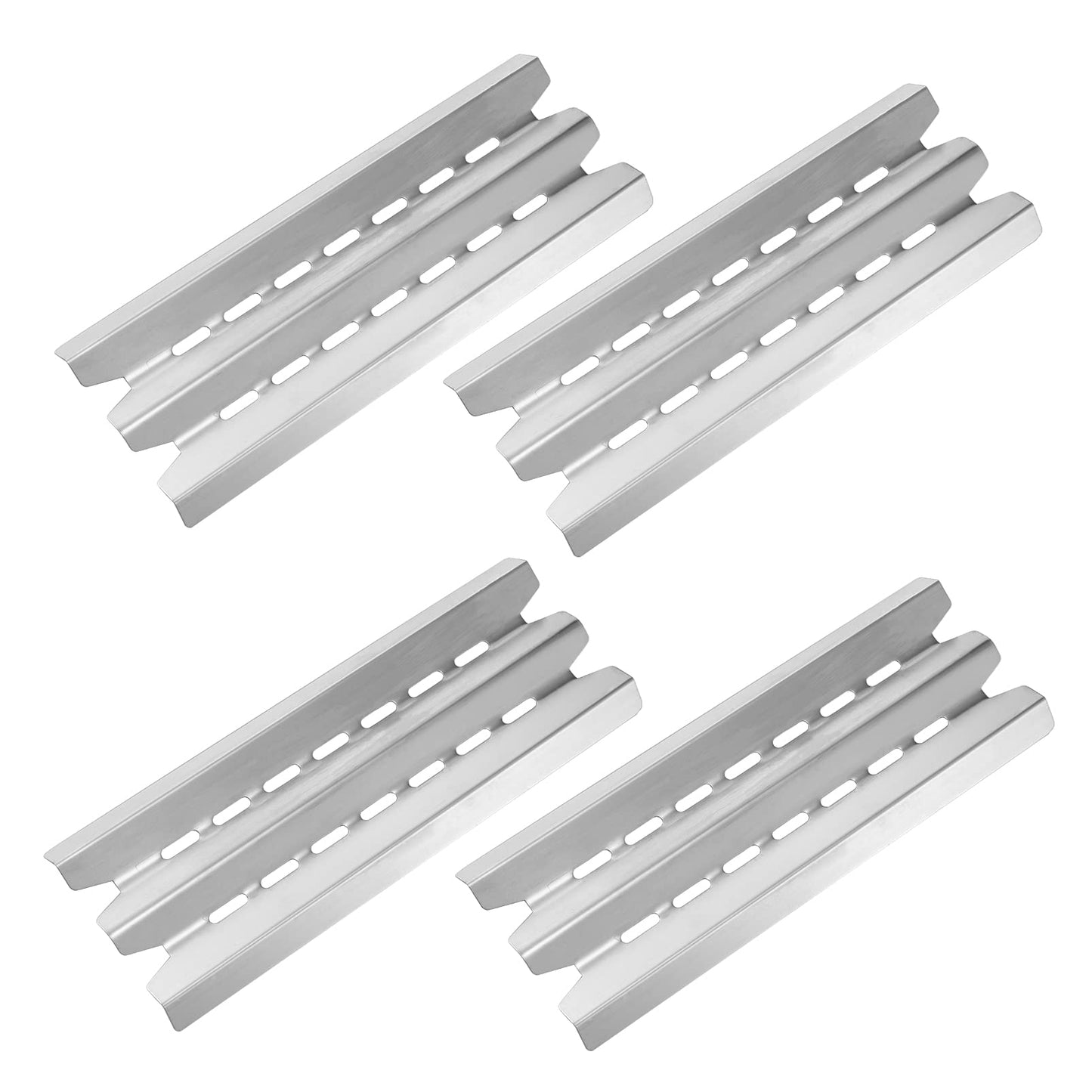 BBQSAVIOR SP51 BBQ Parts Heat Shield Replacement for Broil King Baron, Broil Mate 7123-64H, 7123-67H, Huntington Barbecue Gas Grills, 15 7/8 x 6 inch Heat Plate 52209-404, 4-Pack