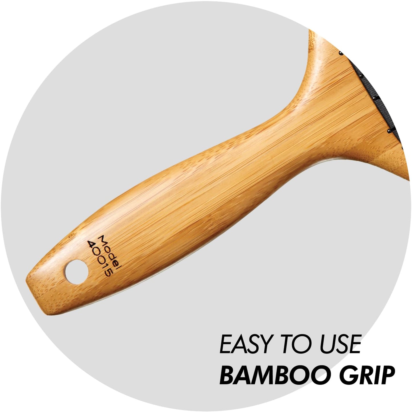 SAM VILLA Signature Series Bamboo Paddle Brush