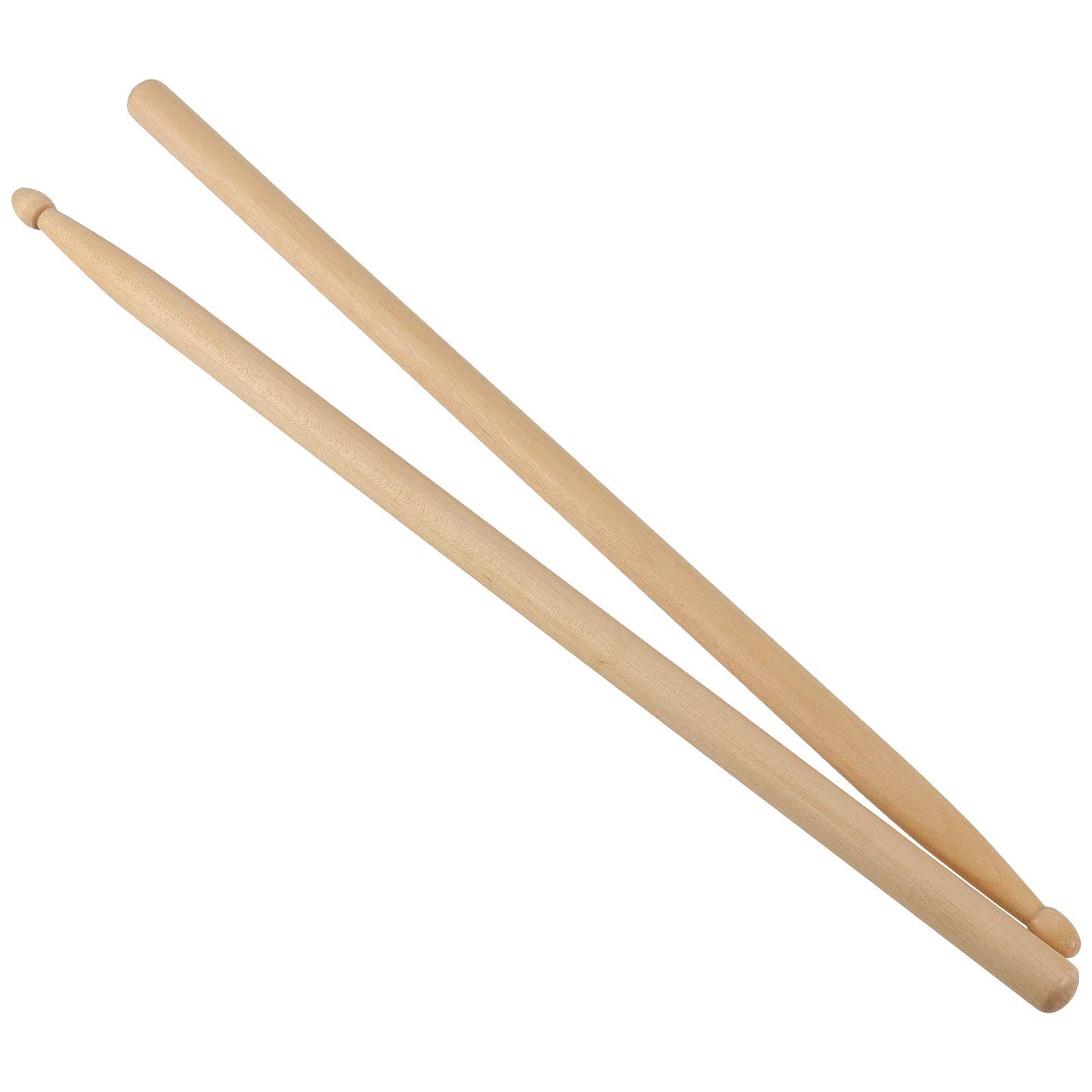 ZEONHAK 24 Pairs 5A Maple Wood Tip Drumstick, 16 inch Natural Drum sticks, Wooden Drum Sticks for Beginners and Adults