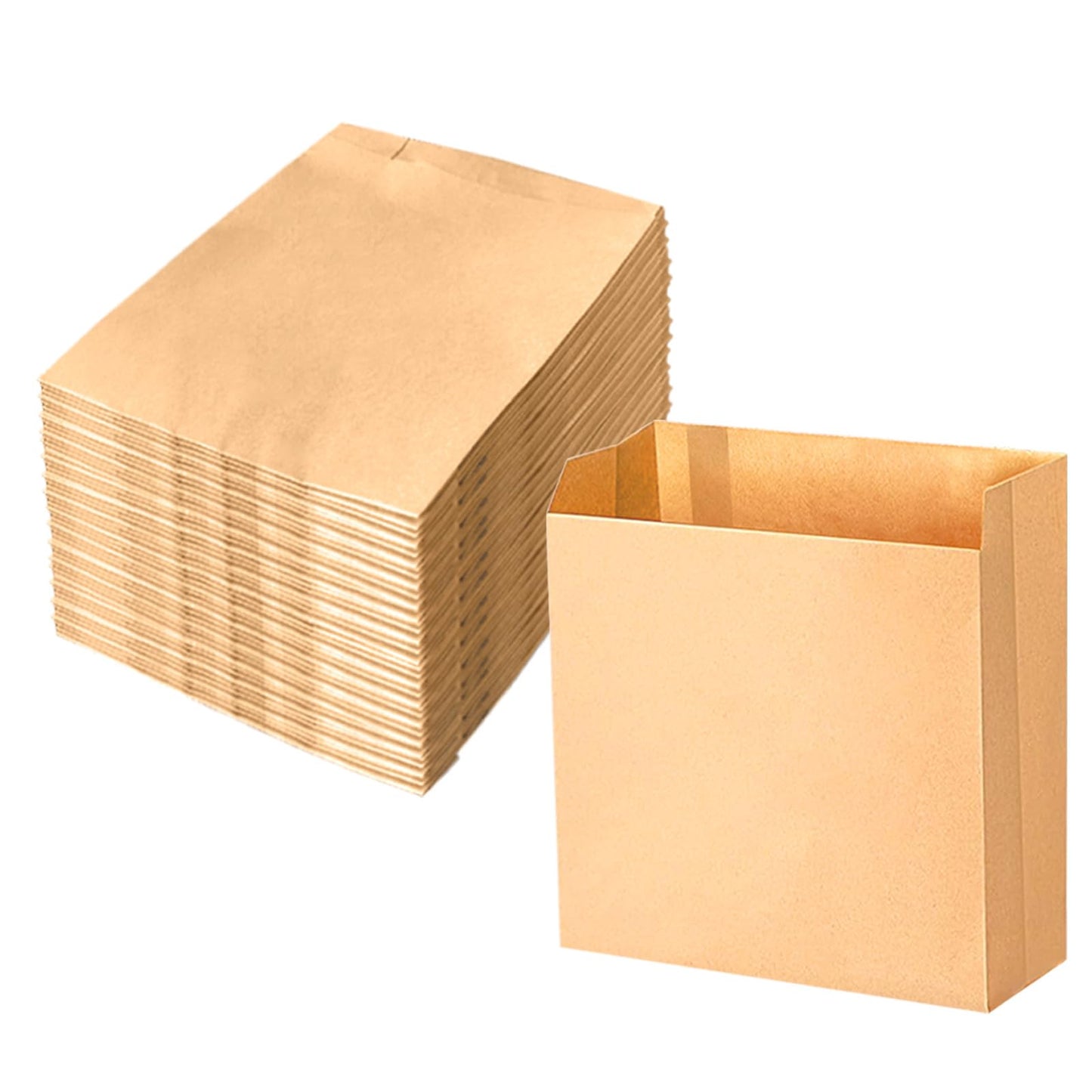 400 PCS 7.510in Feminine Hygiene Liner Bags by Commercial Kraft - Waxed Paper Bags