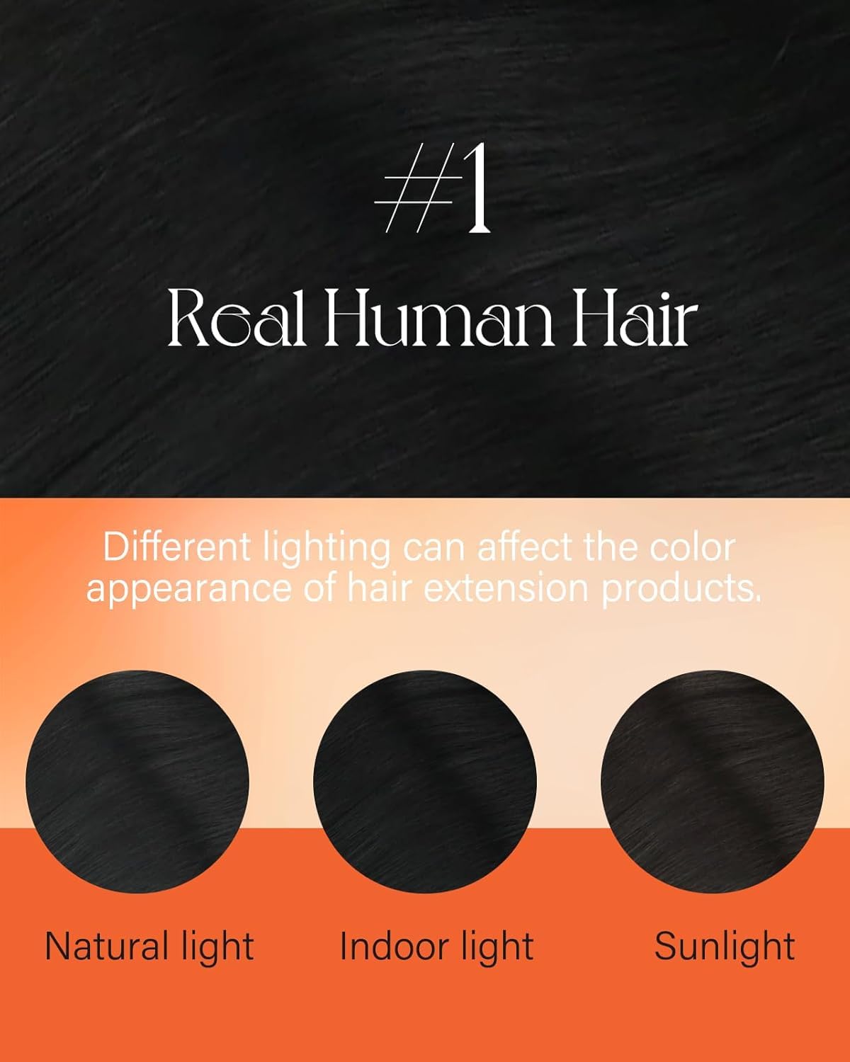 Sunny Hair Nano Beads Hair Extensions For Women Real Human Hair Remy Nano Tip Hair Extensions Human Hair Cold Fusion Loop Ring Nano Link Extensions Black 50G/50S 24inch