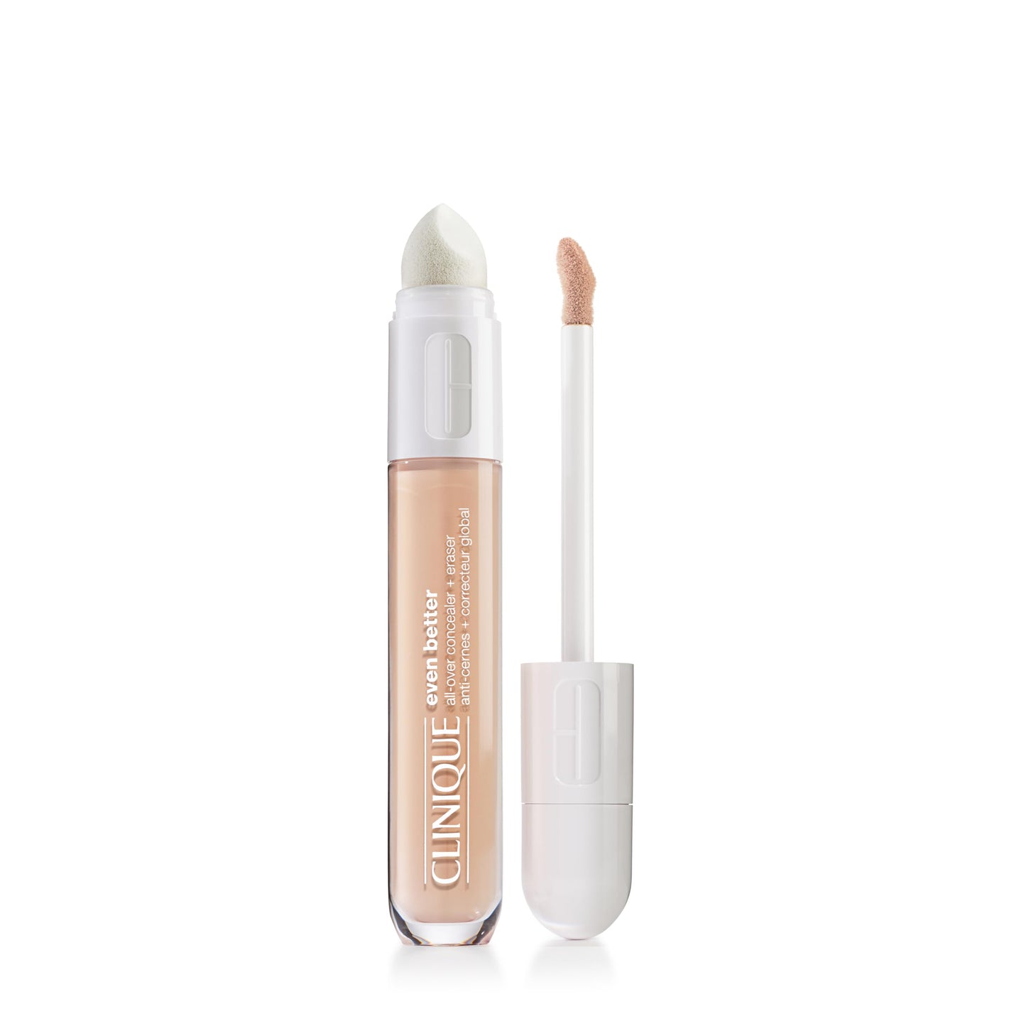 Clinique Even Better All-Over Full Coverage Concealer + Eraser For Dark Circles | Hydrating, Brightening + Depuffing, Alabaster