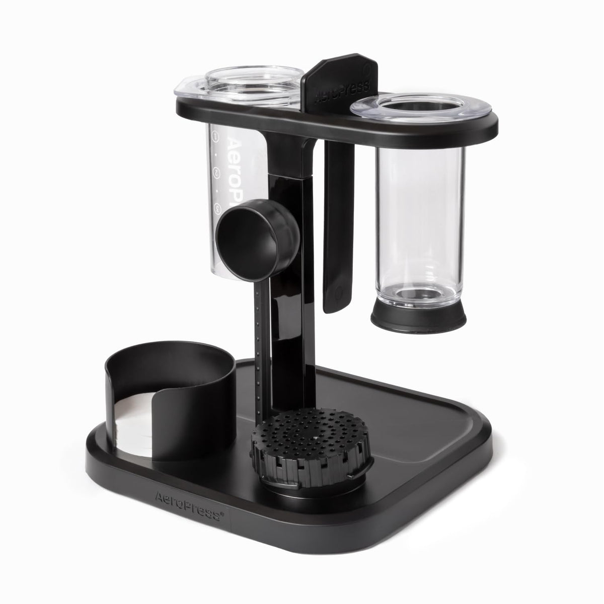 AeroPress Organizer Stand, Durable Coffee Bar Station and Compact Storage Solution Fits Every AeroPress Manual Coffee Maker (Except Premium and Go)