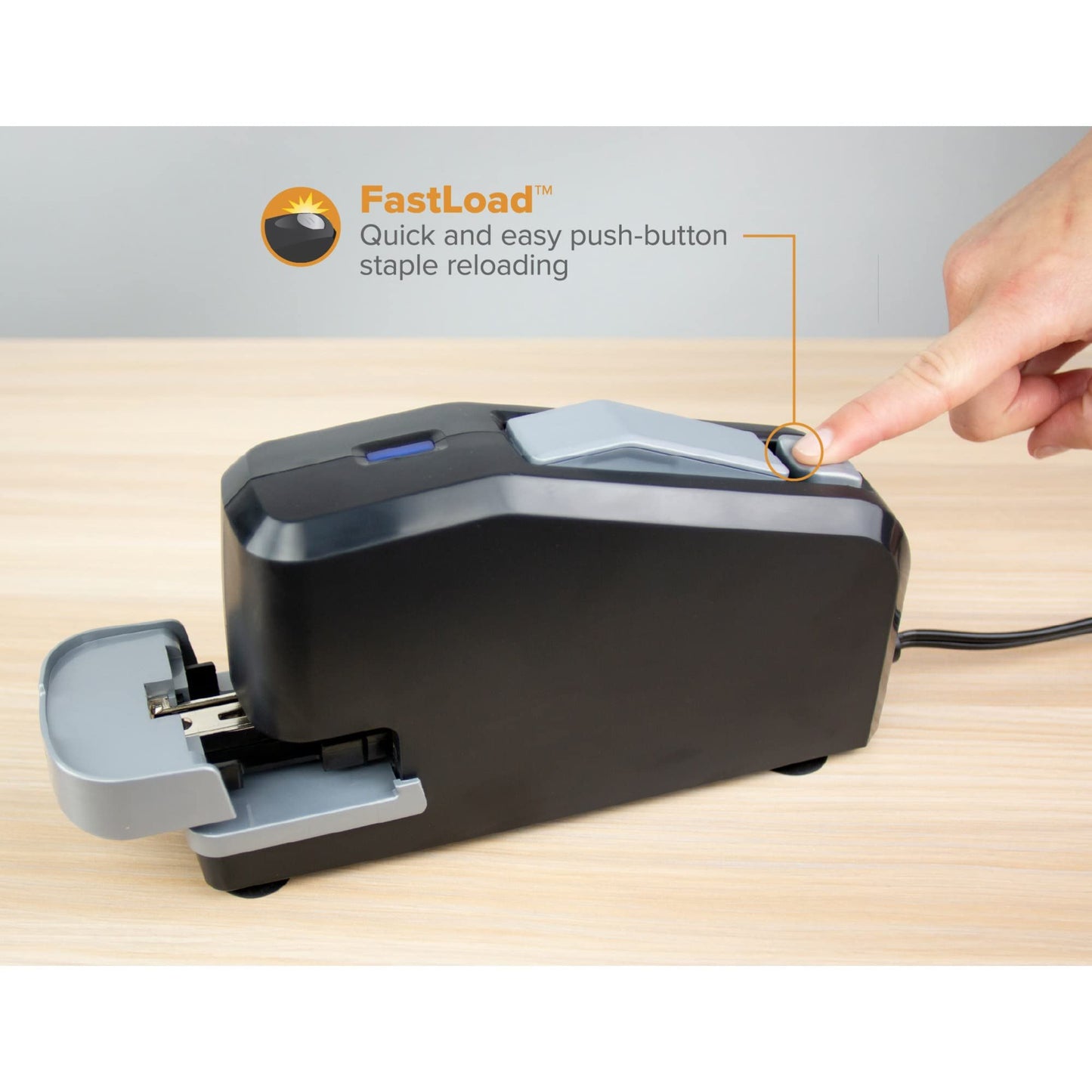 Bostitch Office Impulse 25 Sheet Electric Stapler Value Pack - Heavy Duty, No-Jam, Black (02638)