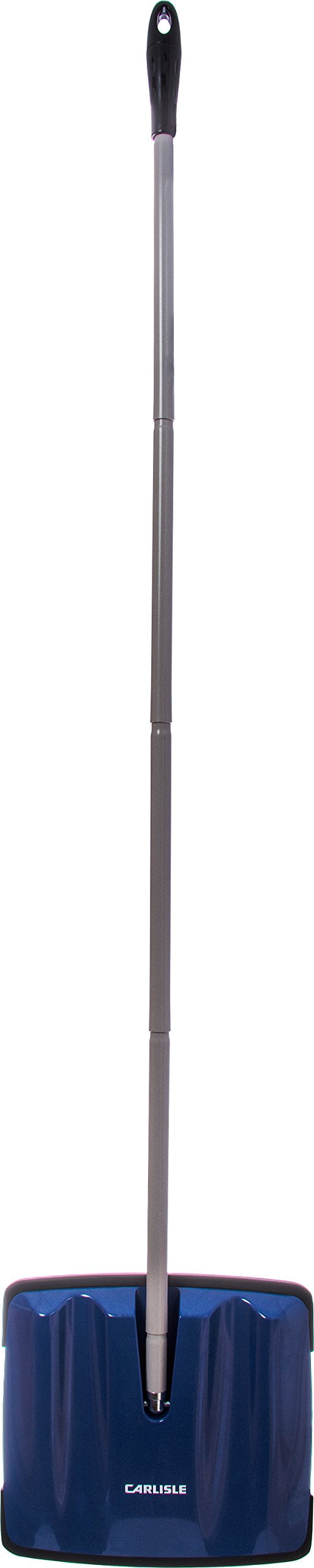 Carlisle FoodService Products Duo-Sweep Plastic Floor Sweeper, Surface Sweeper for Cleaning, 9.5 Inches, Blue