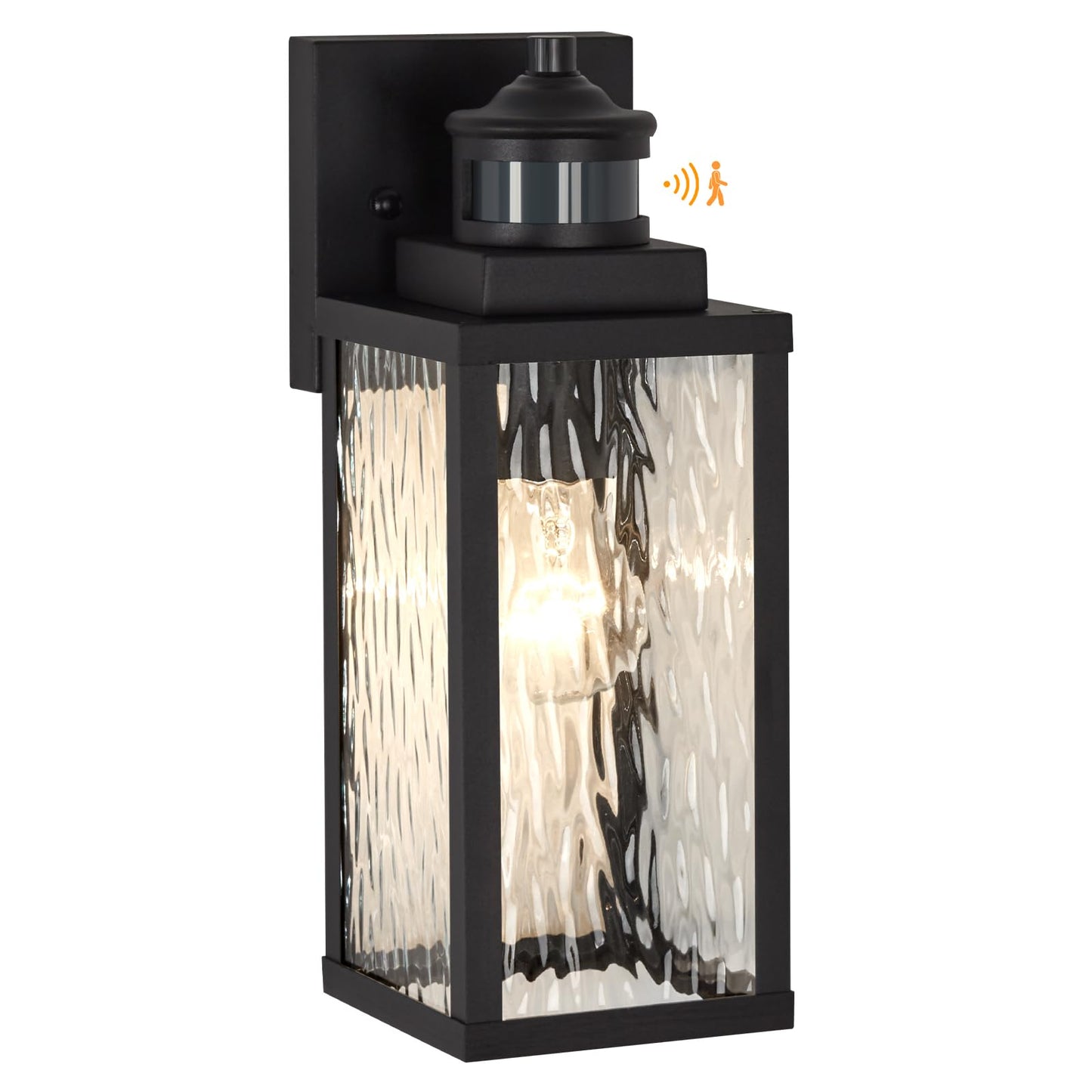 MDENLT Motion Sensor Outdoor Wall Lights,Updated Dusk to Dawn Outdoor Lighting, Exterior Light Fixtures Wall Mount,Waterproof Porch Light Outside Lights for House