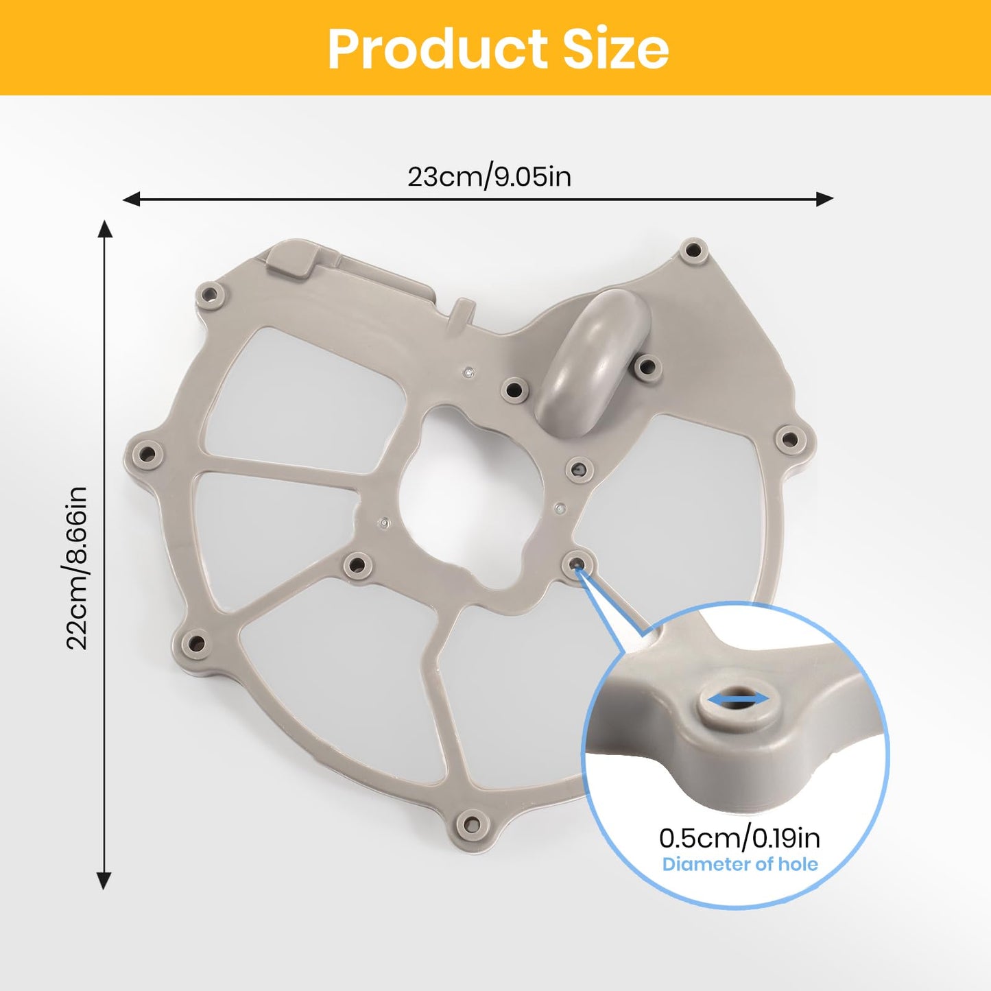Upgrade DD81-01635A for Sam-Sung Dishwasher Mesh Filter Sump Filter (Hump Version) - Compatible with Samsung Dishwasher Parts (DD63-00104A