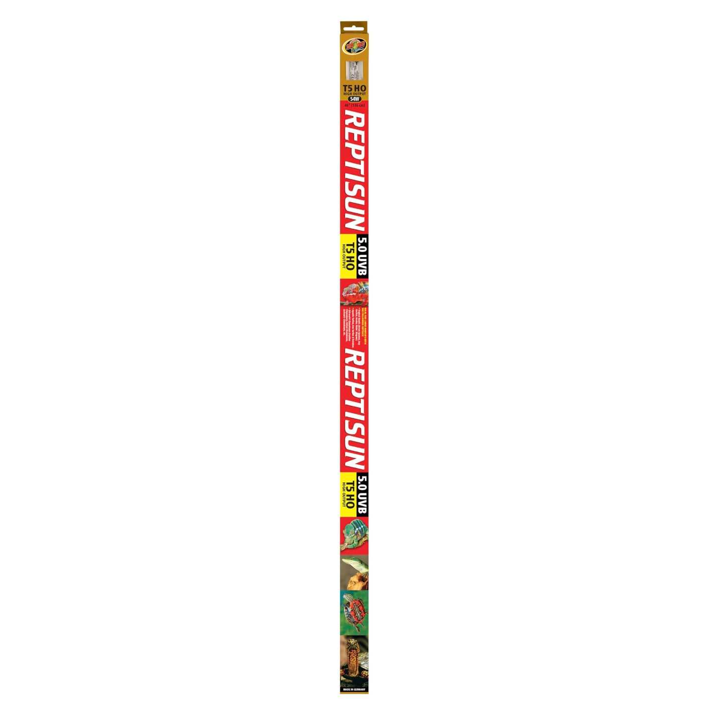 Zoo Med FS554 Reptisun 5.0 T5-Ho Uvb Fluorescent Lamp-54 W-46 White
