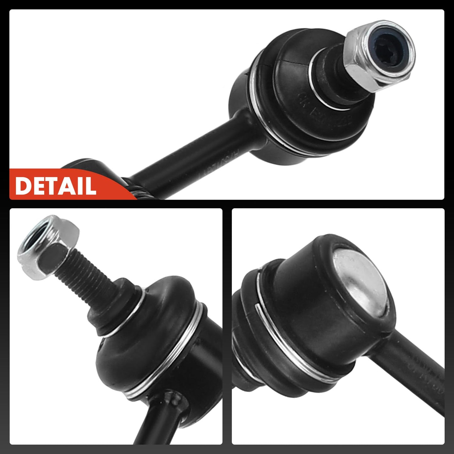 A-Premium Set of 4, Front & Rear Sway Bar Links Kit Stabilizer Bar Links Compatible with Honda Civic 2012-2015, Acura ILX 2013-2019