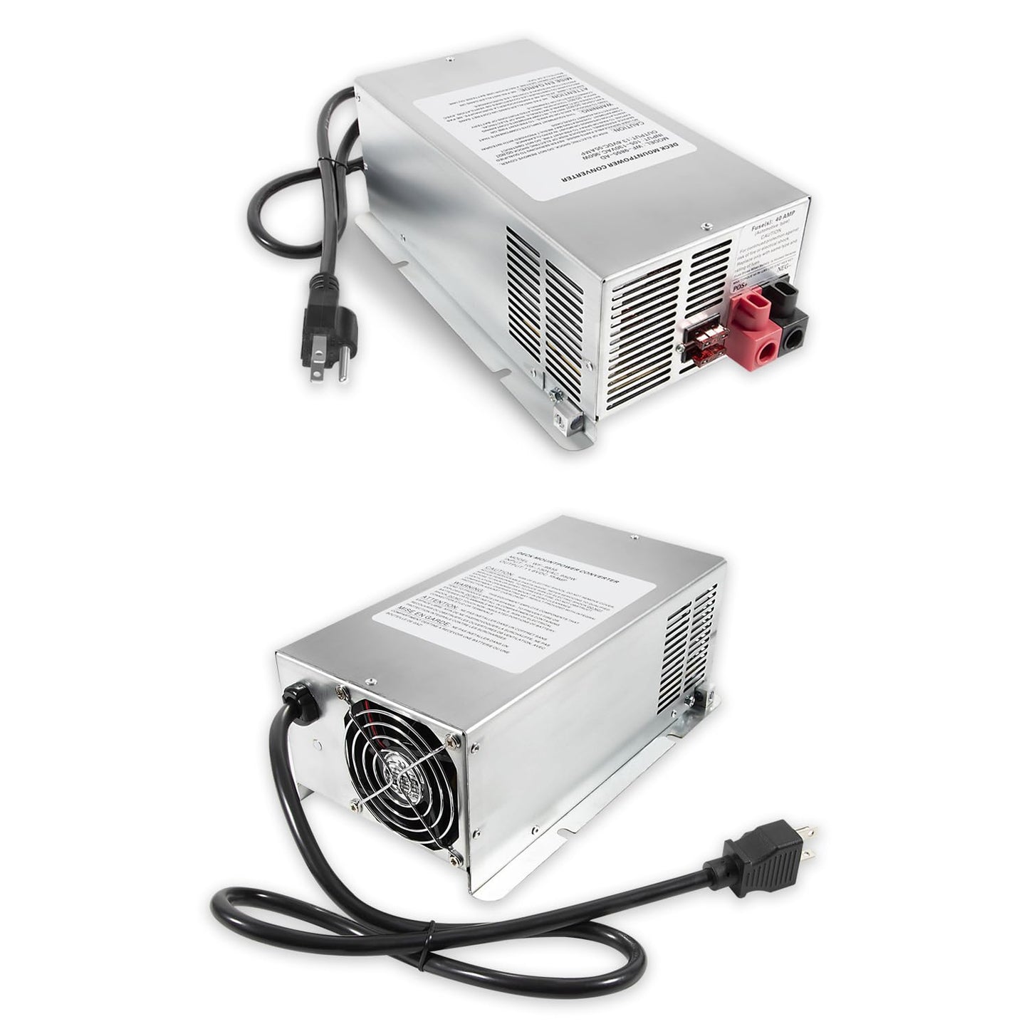 WF-9855 55 Amp Deck Mount Charger/Converter with Lithium-Ion Switch Replacement for RV Trailer Camper 9800 Series
