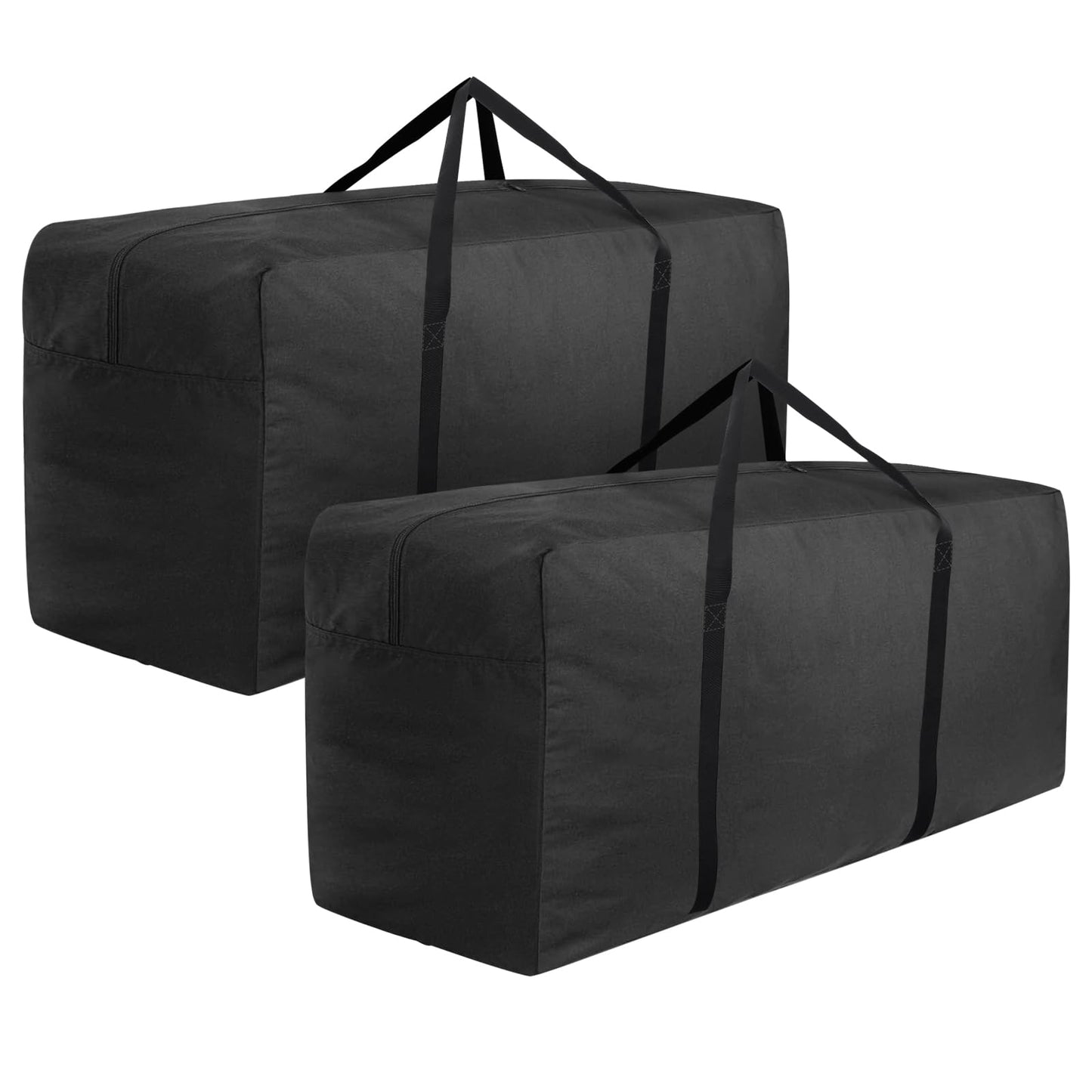 Aurragiy Garden Cushion Storage Bag - 420D Waterproof, 68" Rectangular, Black - Outdoor Patio Cushion Storage Bag with Zipper and Handles