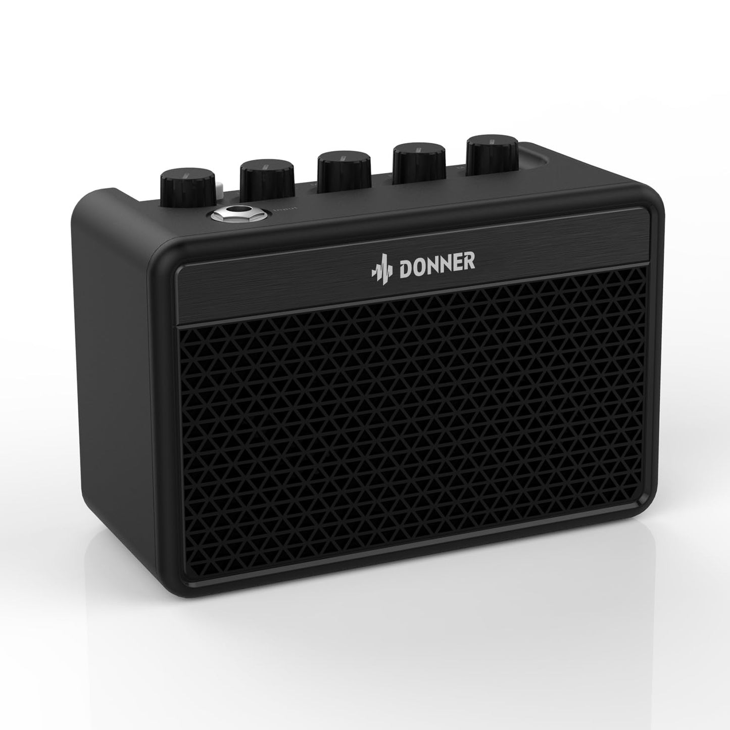 Donner 5W Electric Guitar Amp Mini Guitar Amplifier For Desktop Practice with a retro British tone DA-10