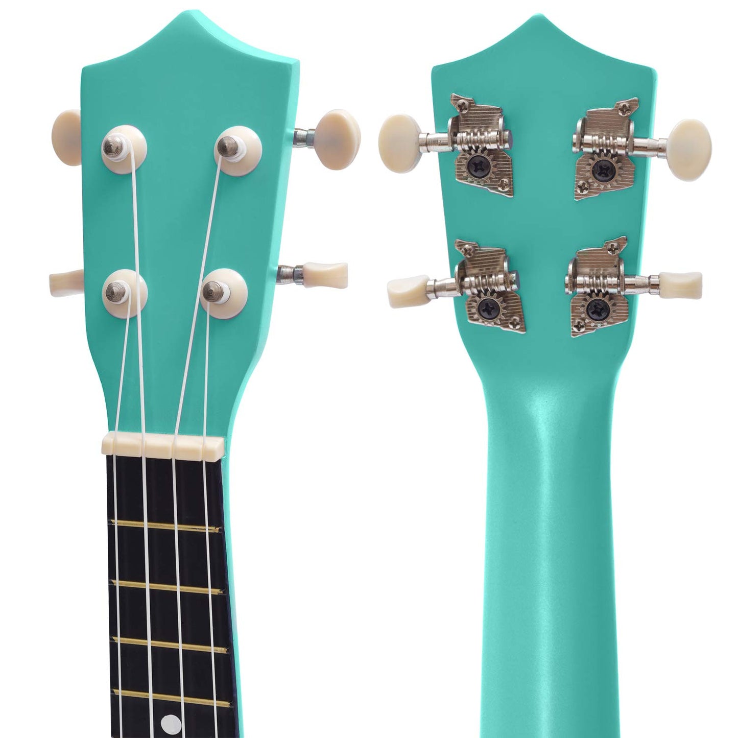 NOT HOME® 21" Soprano Ukulele with a Carrying Bag and a Digital Tuner, Specially Designed for Kids, Students and Beginners (Light Green)